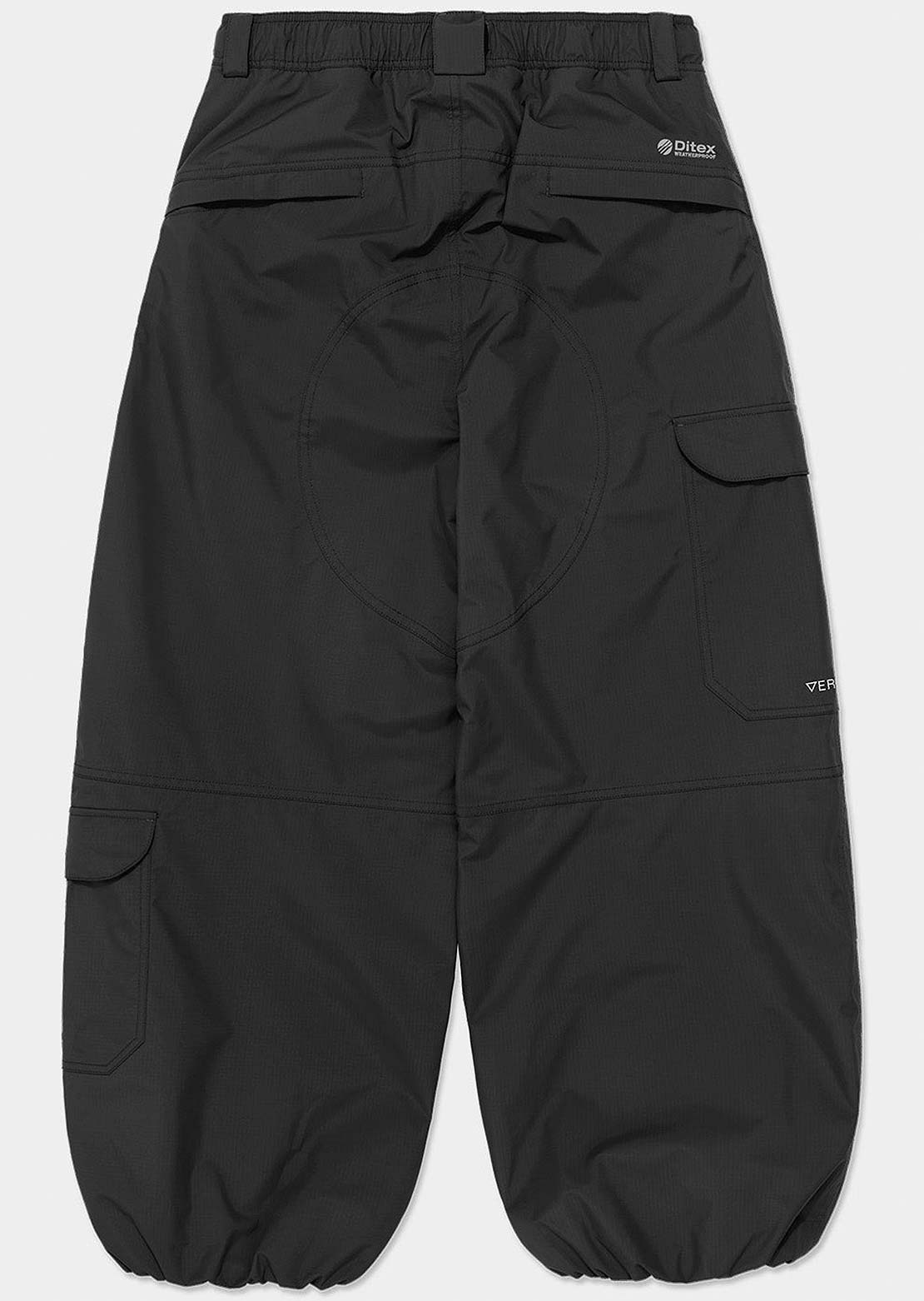 Dimito x Vertex Unisex VTX Banded Cargo Pants Black