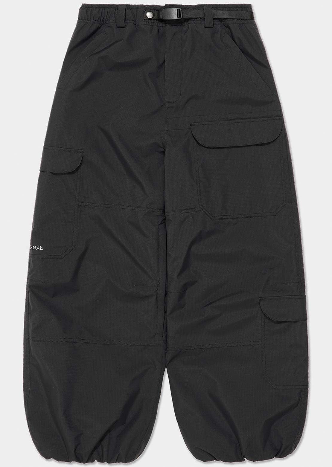 Dimito x Vertex Unisex VTX Banded Cargo Pants Black