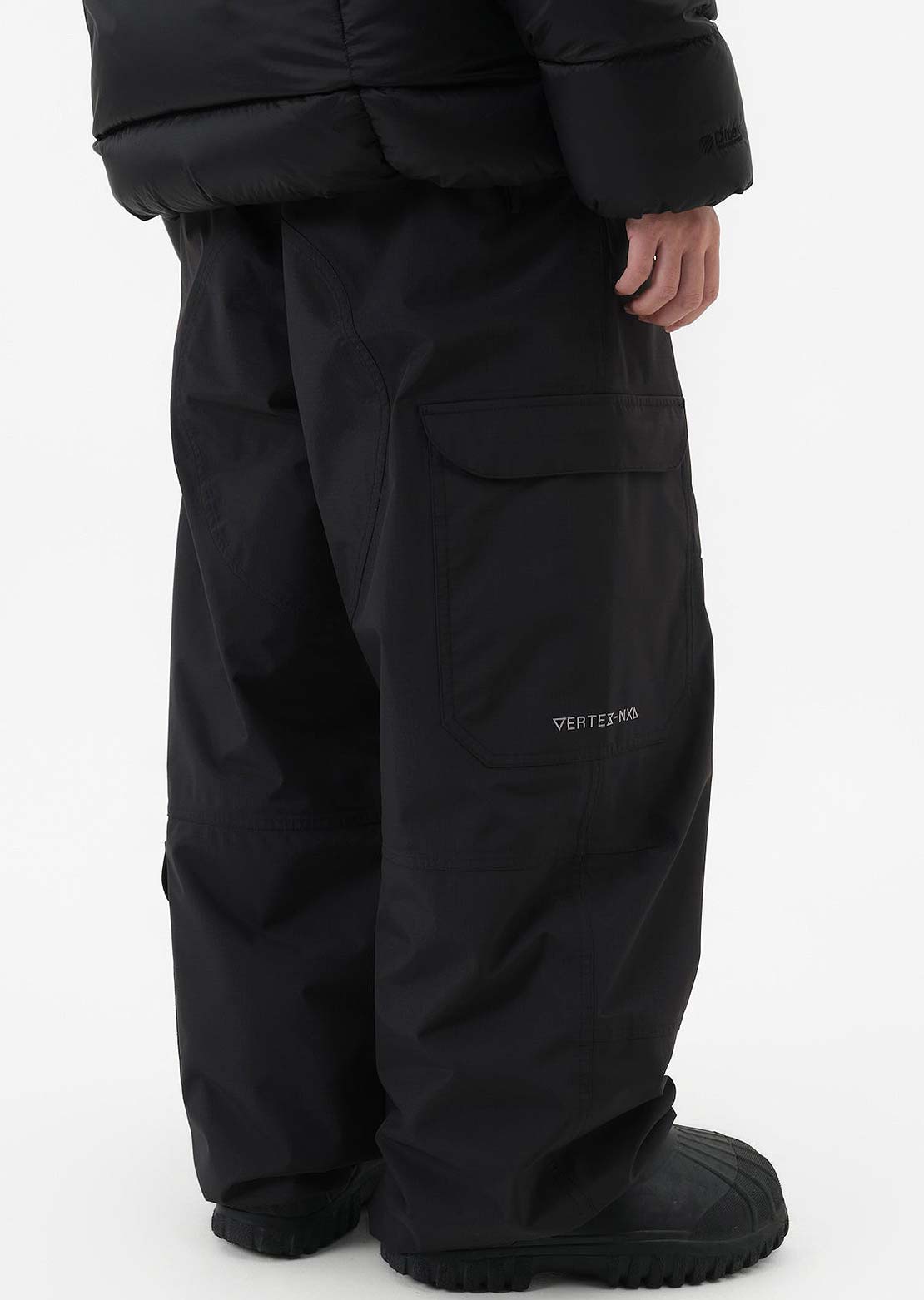 Dimito x Vertex Unisex VTX Banded Cargo Pants Black