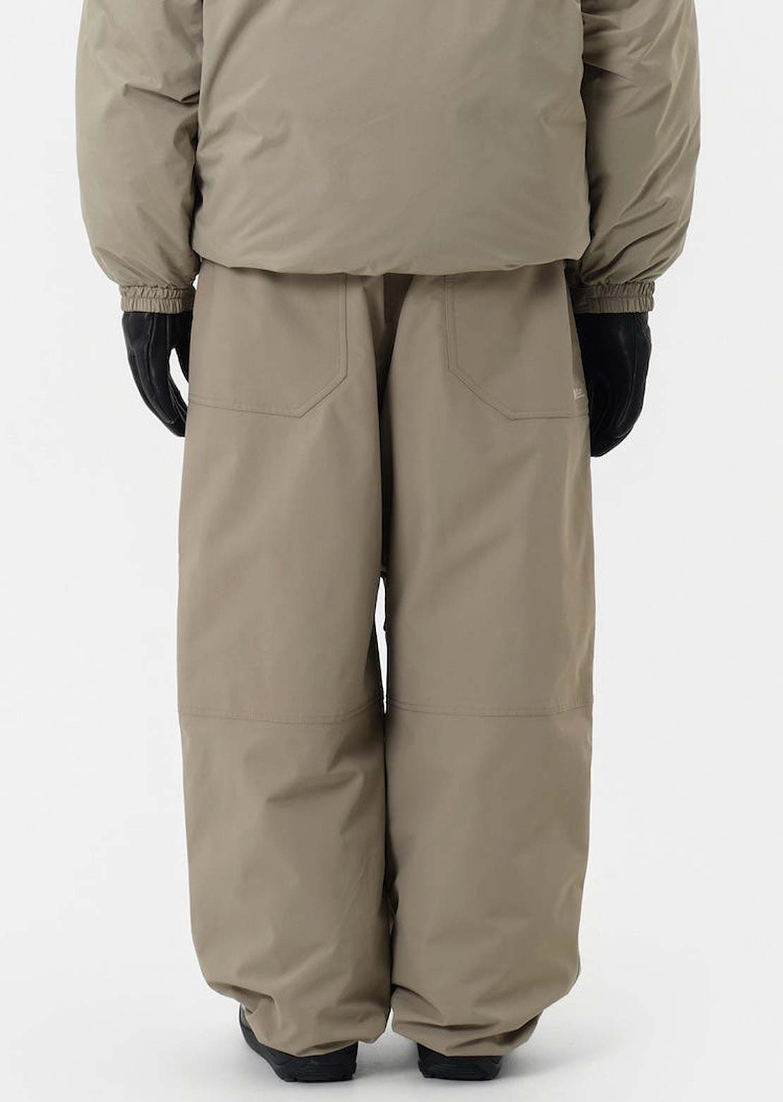 Dimito x Vertex Unisex VTX Banded Double Knee Pants Deep Beige