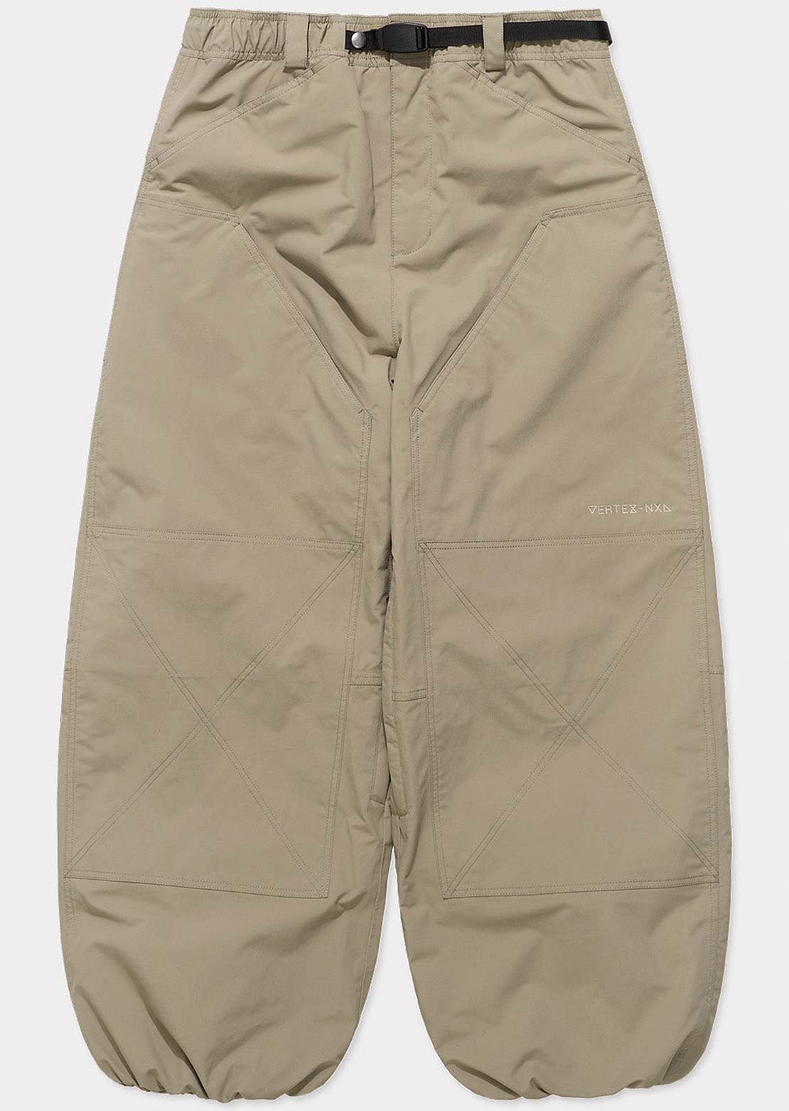Dimito x Vertex Unisex VTX Banded Double Knee Pants Deep Beige