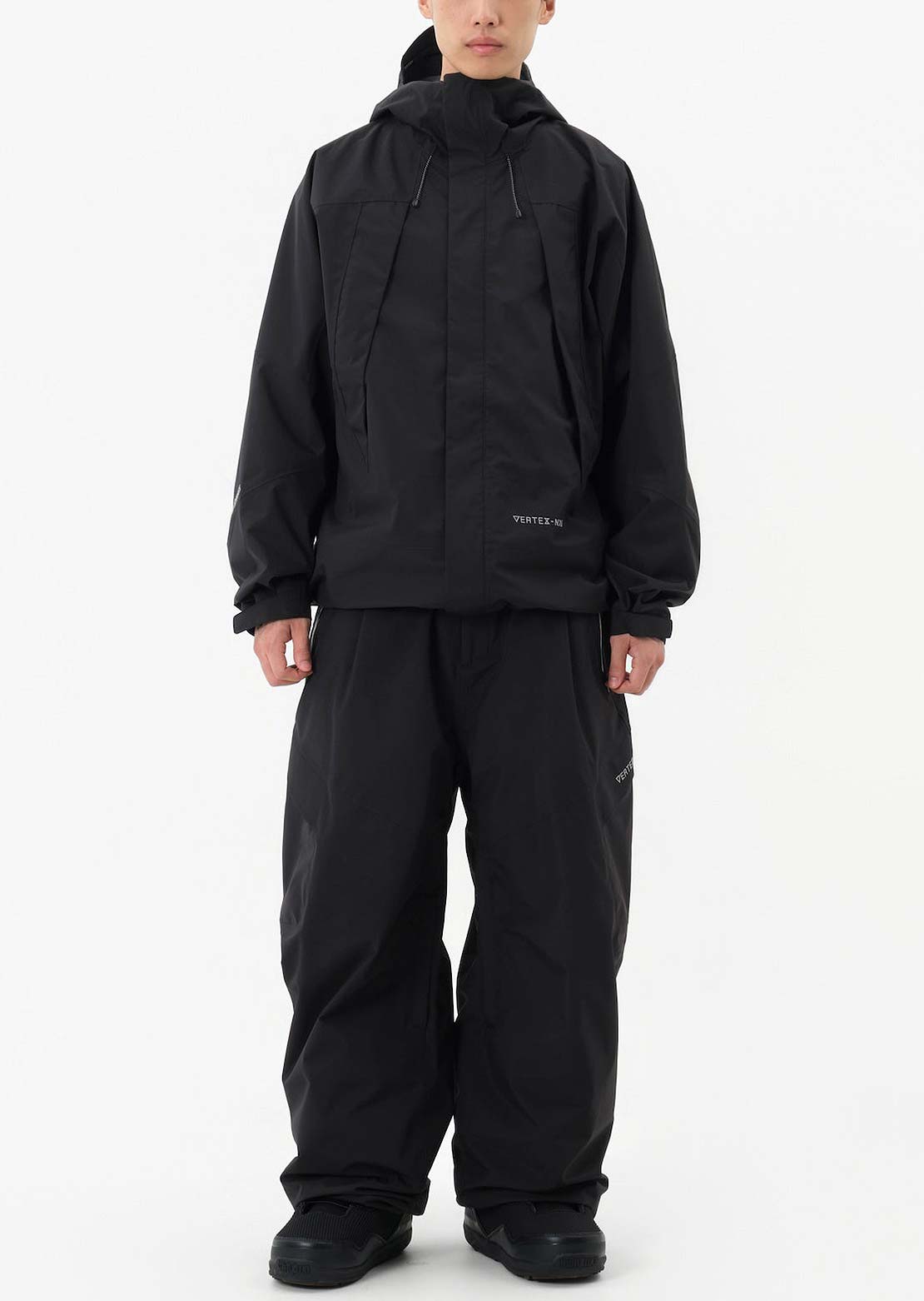 Dimito x Vertex Unisex VTX Basis Cargo 2L Pants Black