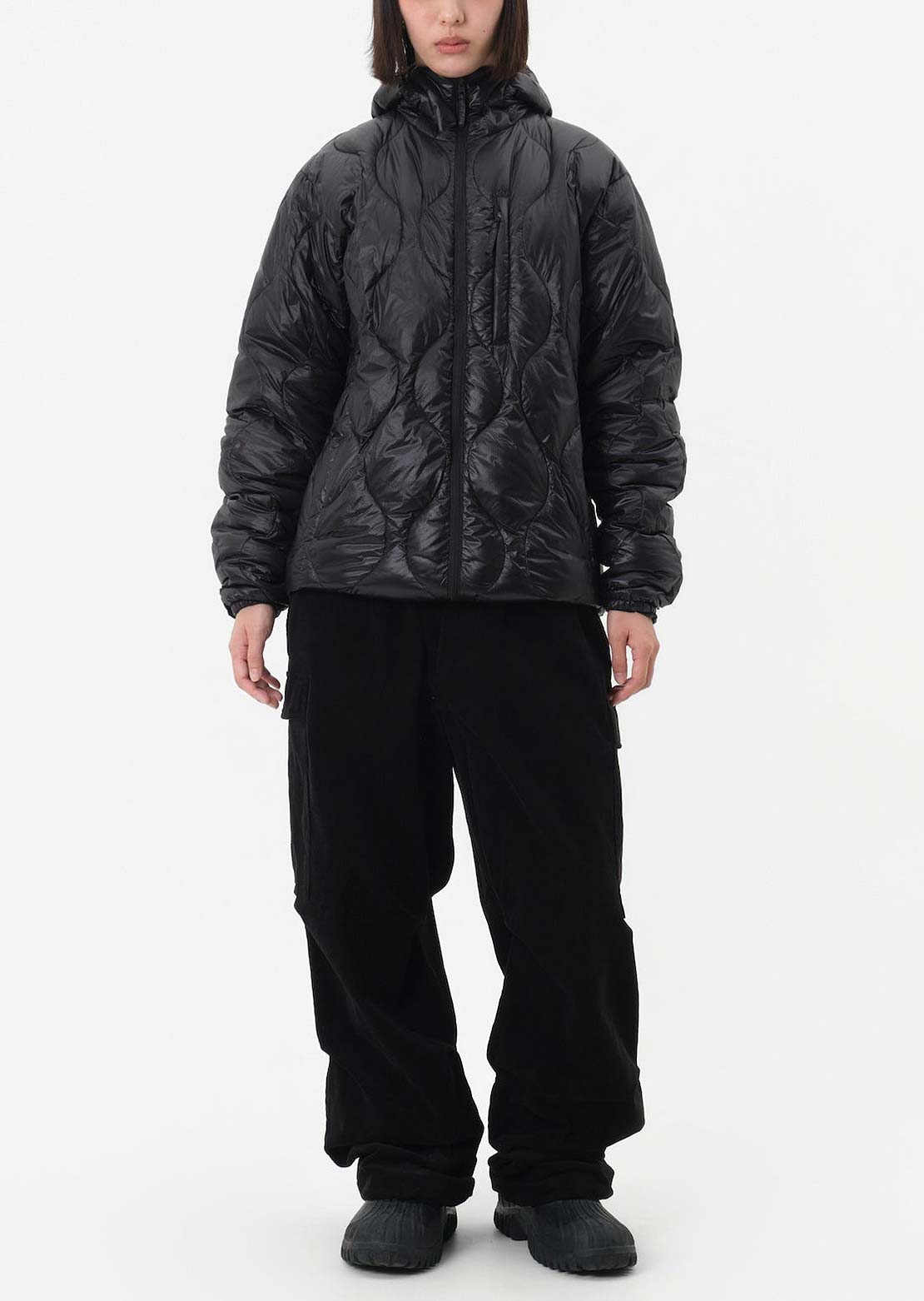 Dimito x Vertex Unisex VTX Corduroy Cargo Pants Black