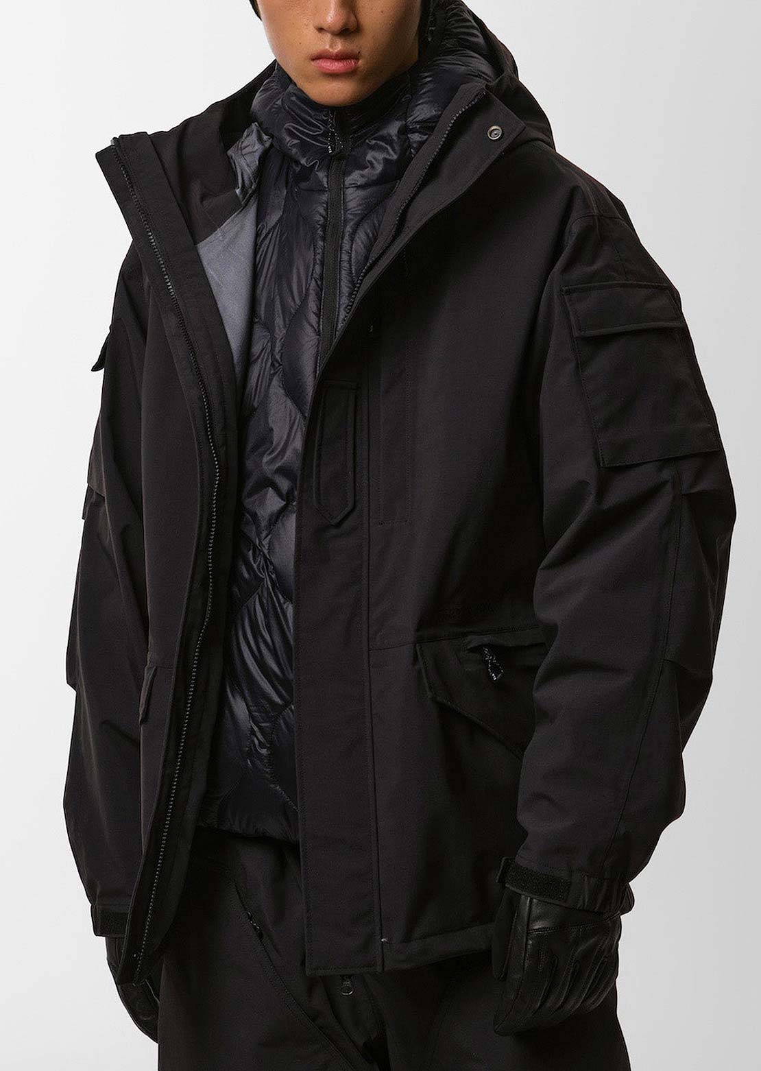 Dimito x Vertex Unisex VTX ECWCS 3-Way Parka Black