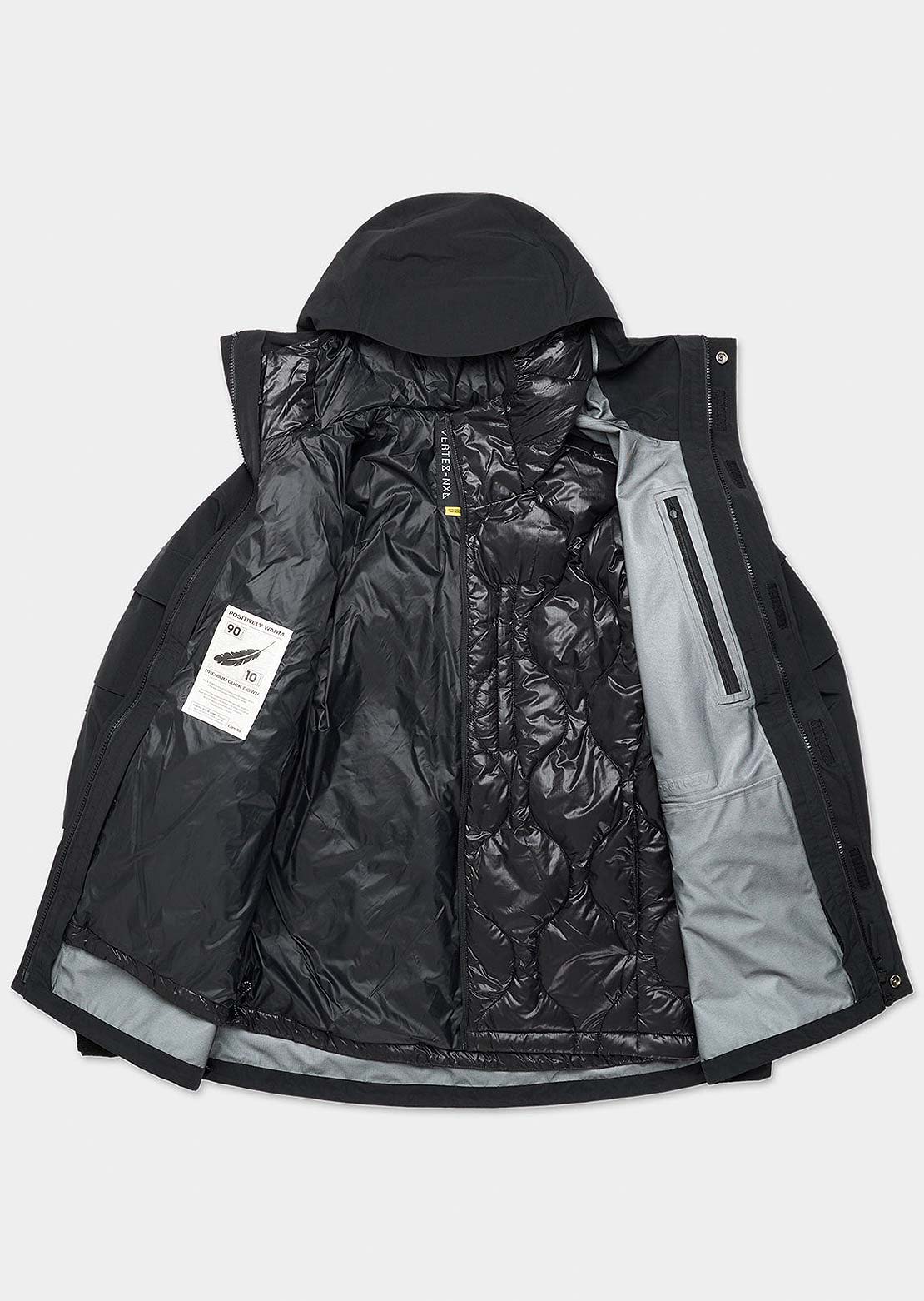Dimito x Vertex Unisex VTX ECWCS 3-Way Parka Black