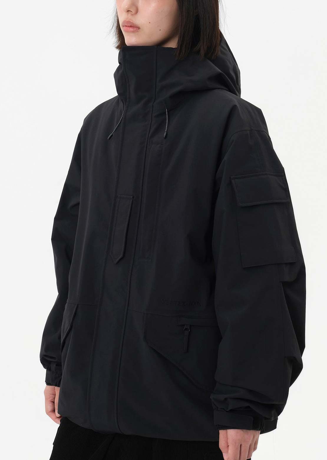 Dimito x Vertex Unisex VTX ECWCS 3-Way Parka Black