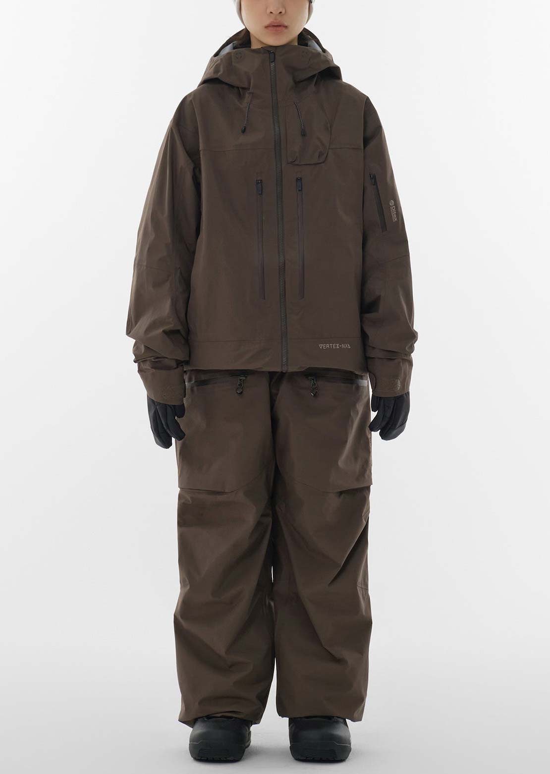 Dimito x Vertex Unisex VTX Tactic 2L Pants Dark Brown