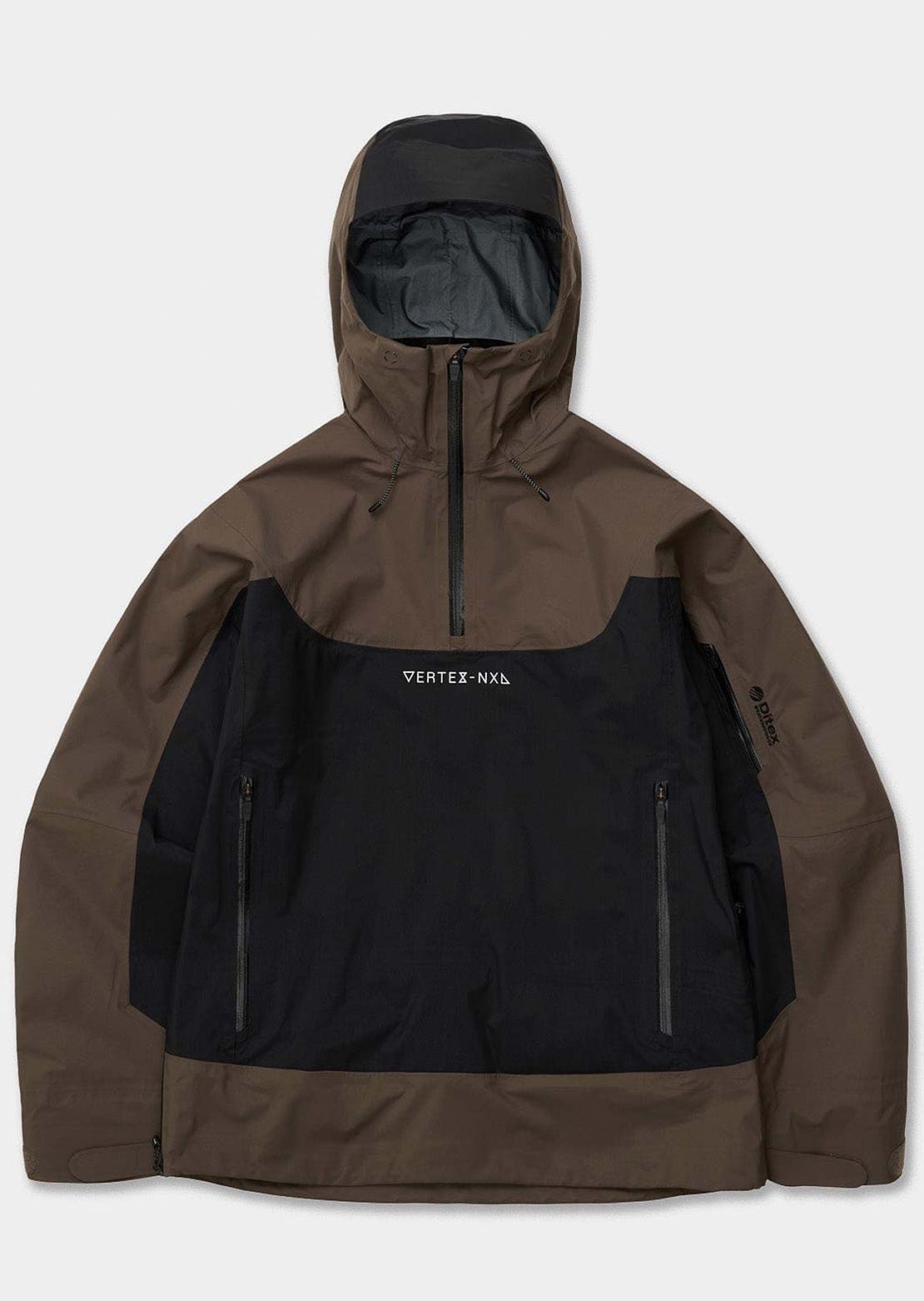 Dimito x Vertex VTX 3L Pullover Jacket Dark Brown