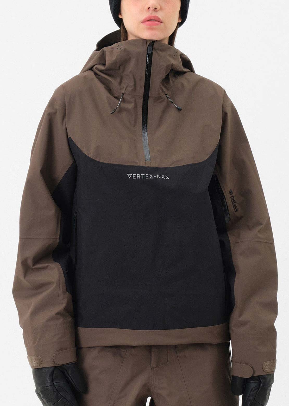 Dimito x Vertex VTX 3L Pullover Jacket Dark Brown