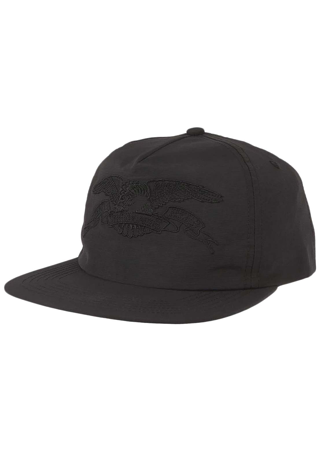AntiHero Unisex Basic Eagle Snapback Cap Black/Black