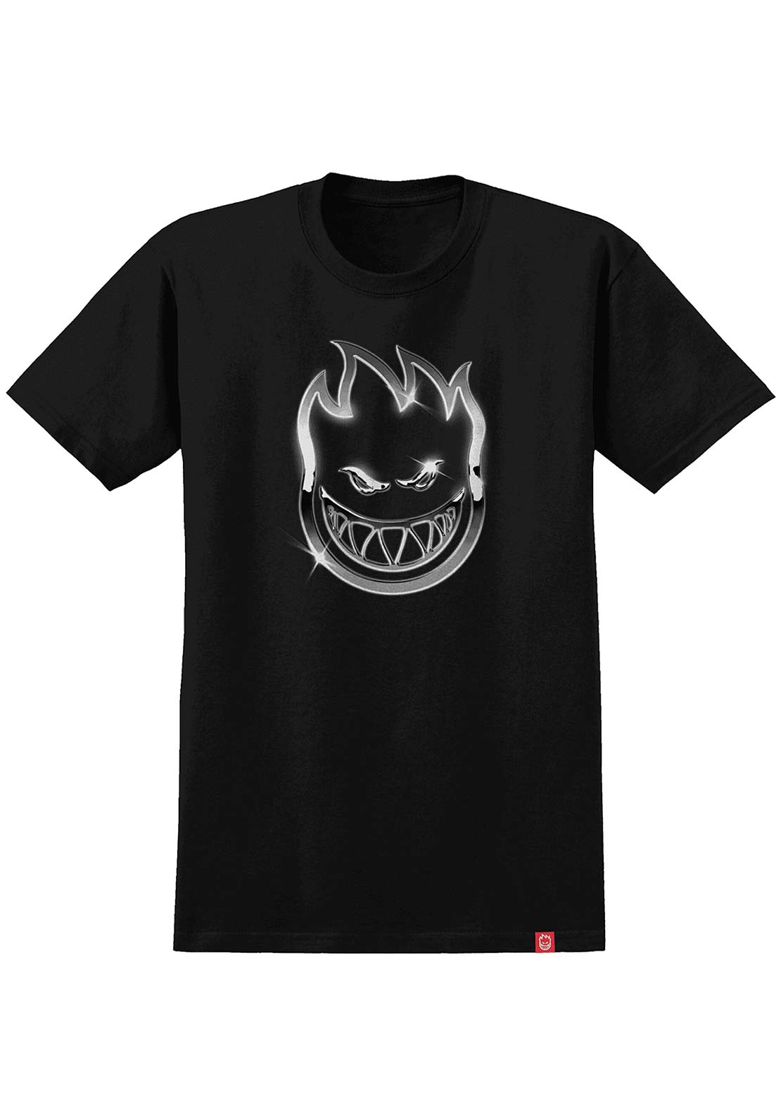 Spitfire Unisex Chrome Bighead T-shirt Black