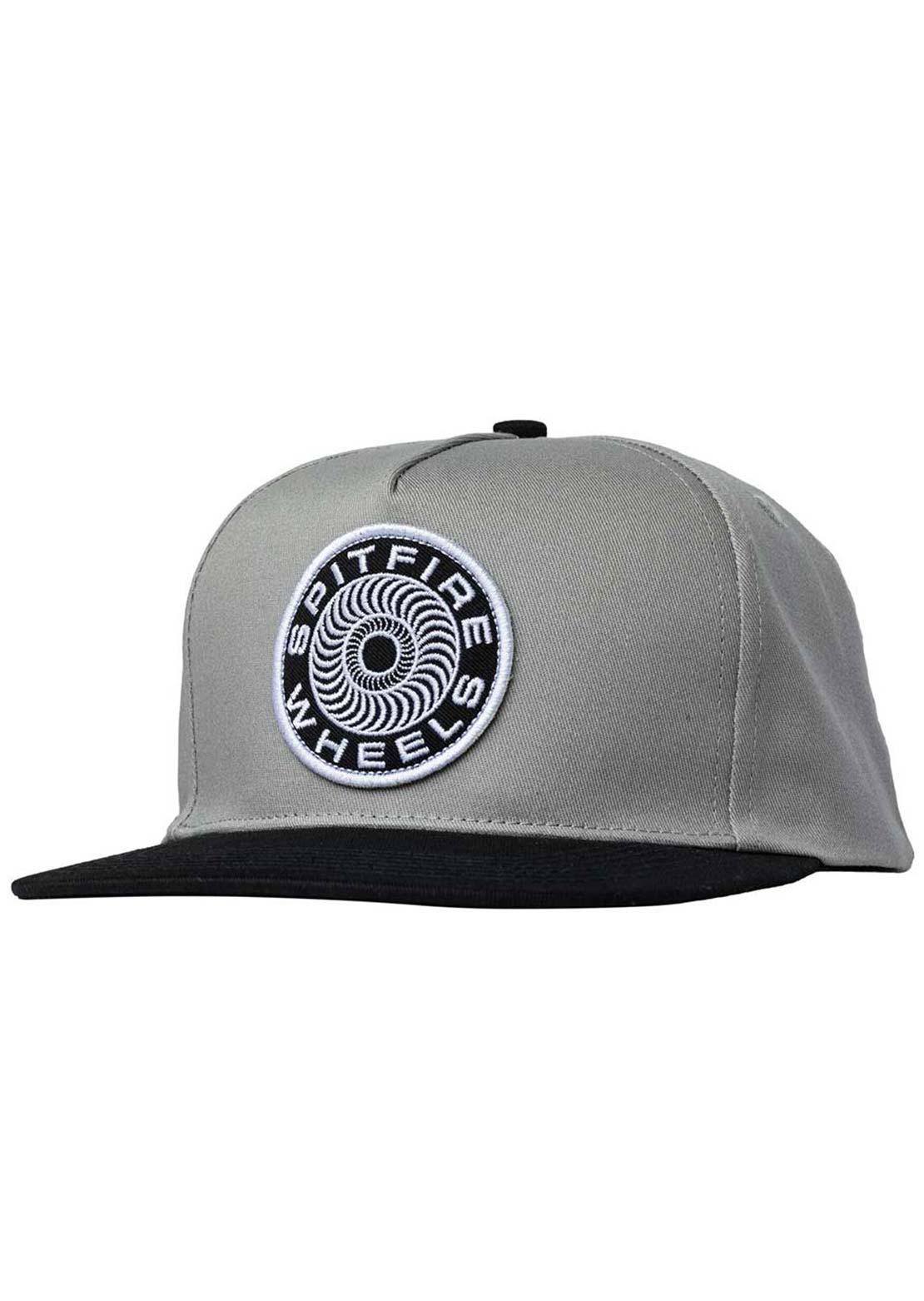 Spitfire Unisex Classic '87 Swirl Patch Snapback Cap Grey/Black