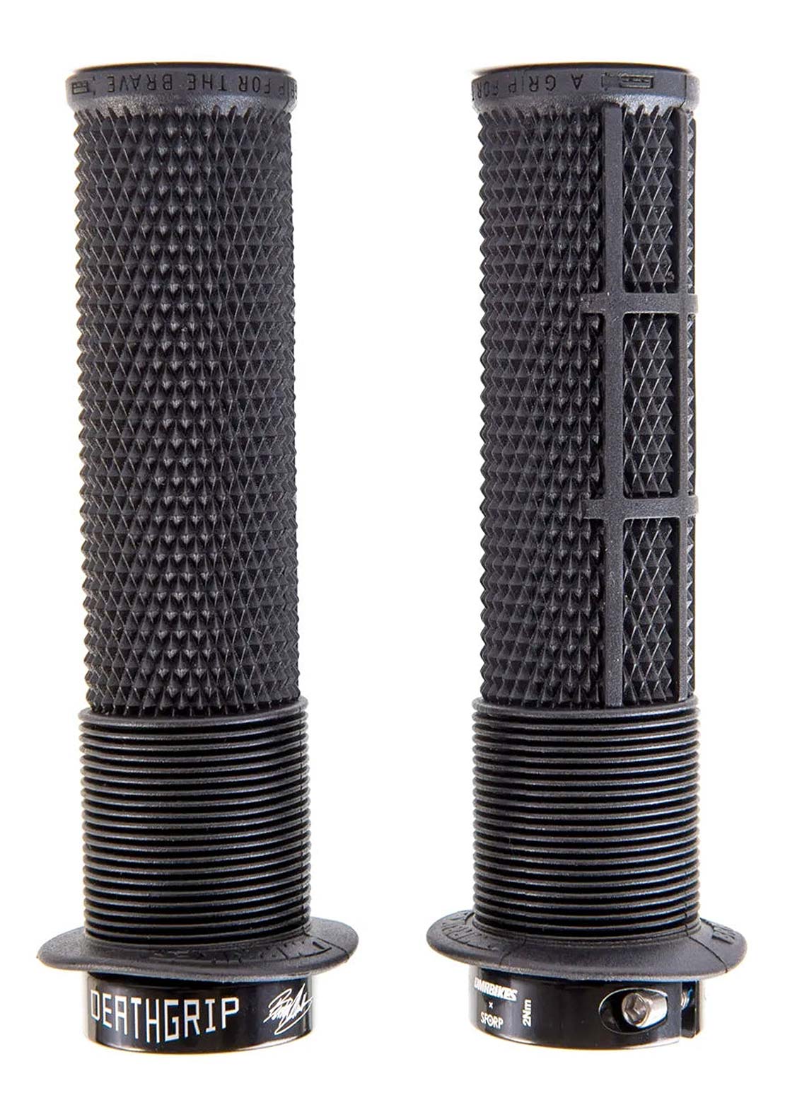 DMR Unisex DeathGrip Flanged Thick Mountain Bike Grip Black