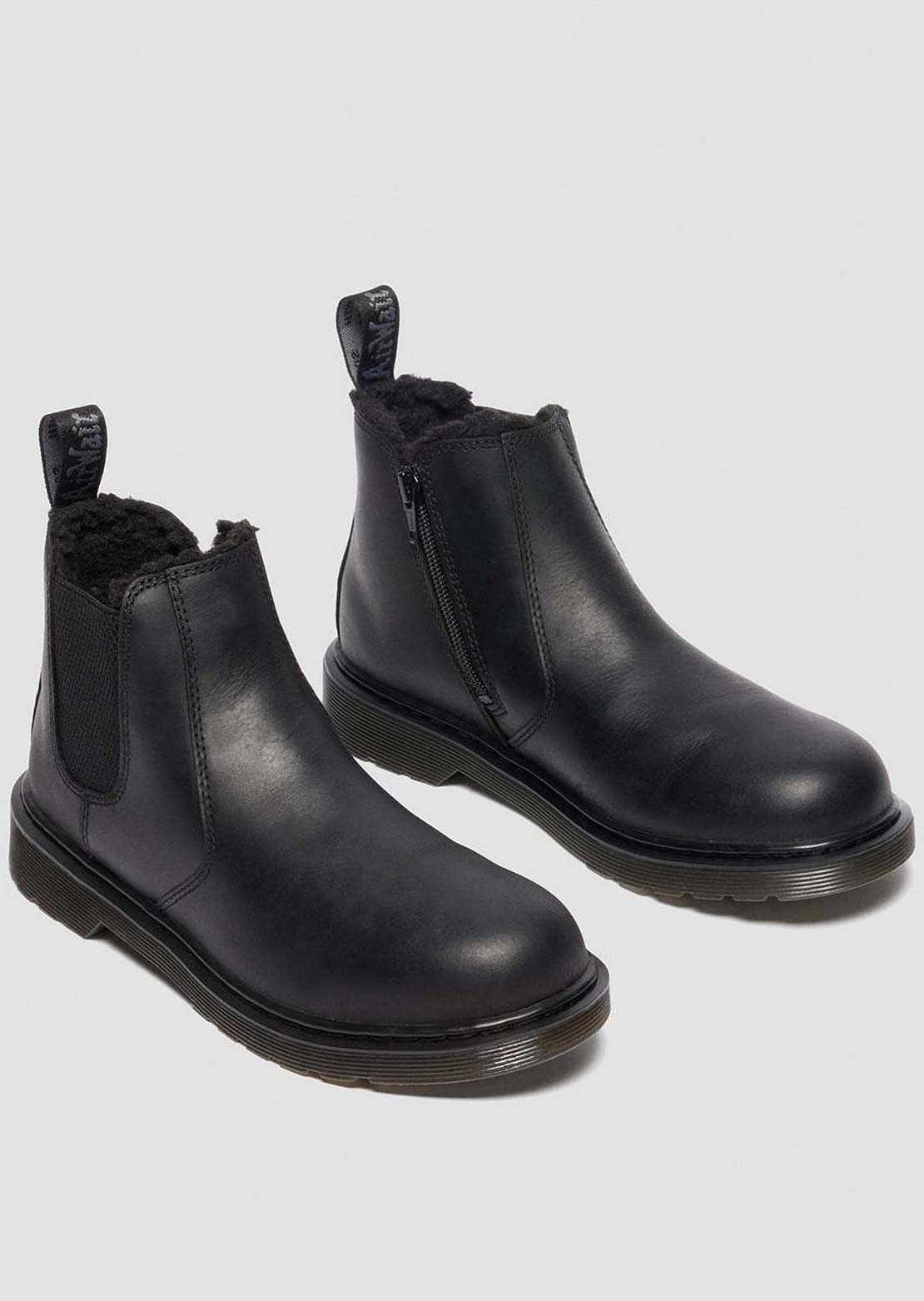 Dr.Martens Junior 2976 Leonore Republic Waterproof Boots Black