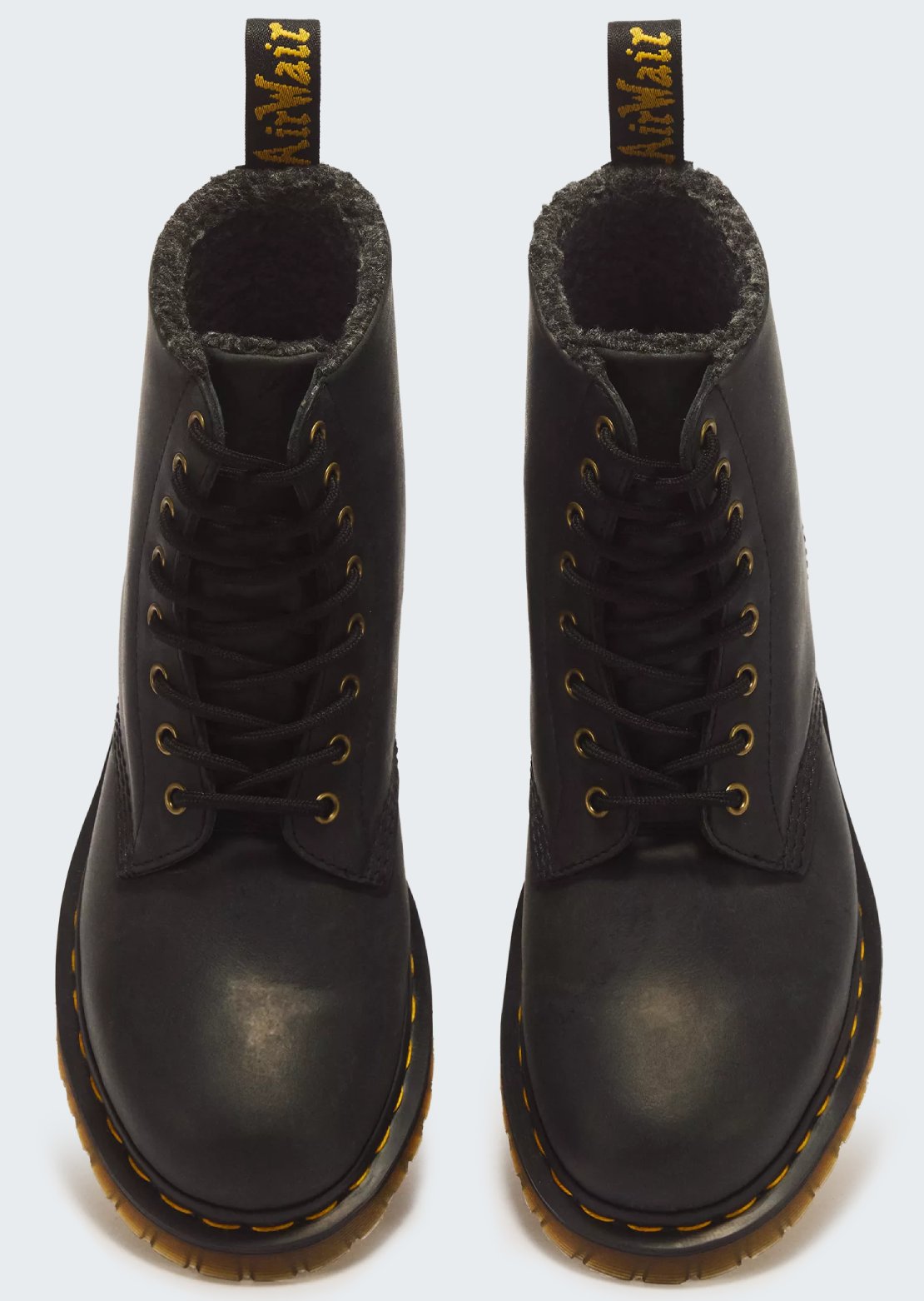Dr.Martens Men's 1460 WL Boots Black Crazy Horse