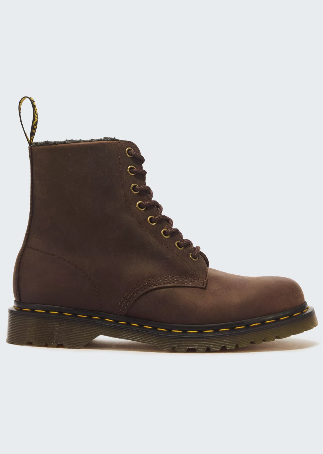 Dr.Martens Men's 1460 WL Boots Dark Brown Crazy Horse