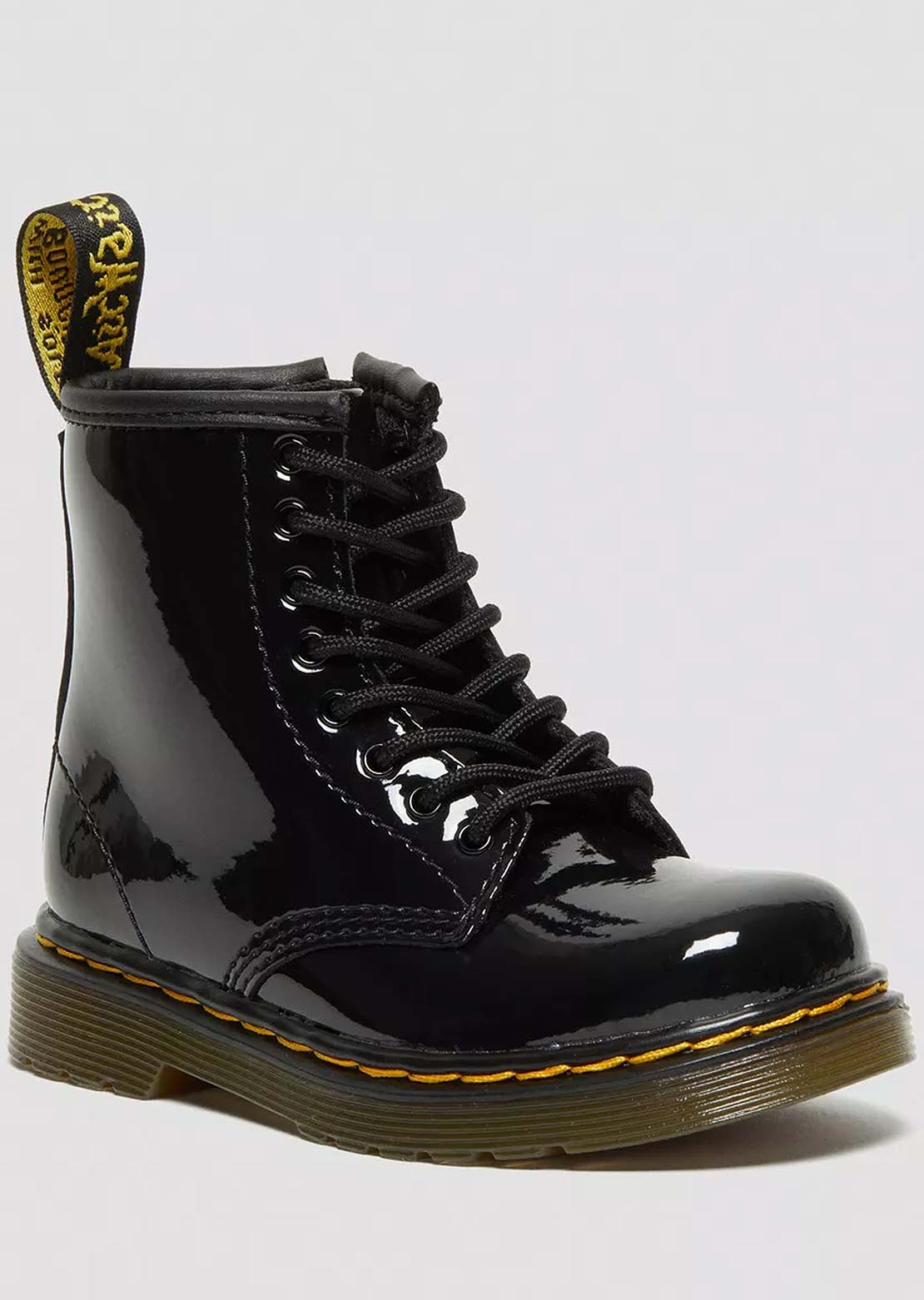 Dr.Martens Toddler 1460 Patent Lamper Boots Black