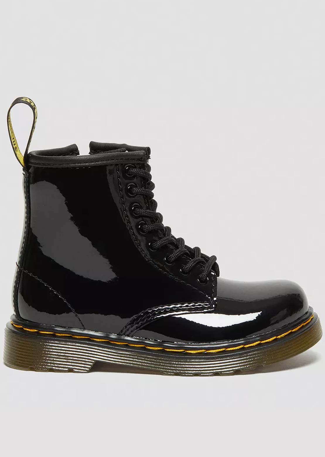 Dr.Martens Toddler 1460 Patent Lamper Boots Black