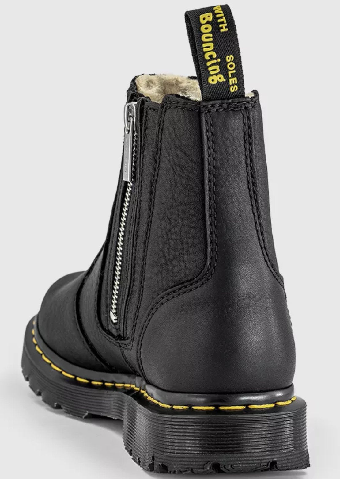 Dr.Martens Women's 2976 Alyson With Zip Boots Black Grizzly