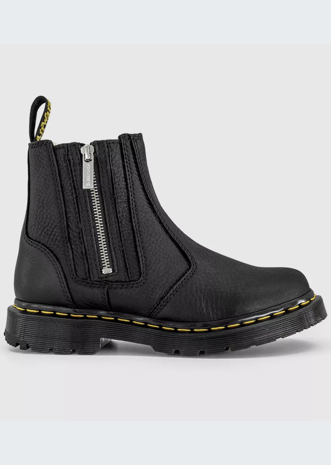 Dr.Martens Women's 2976 Alyson With Zip Boots Black Grizzly