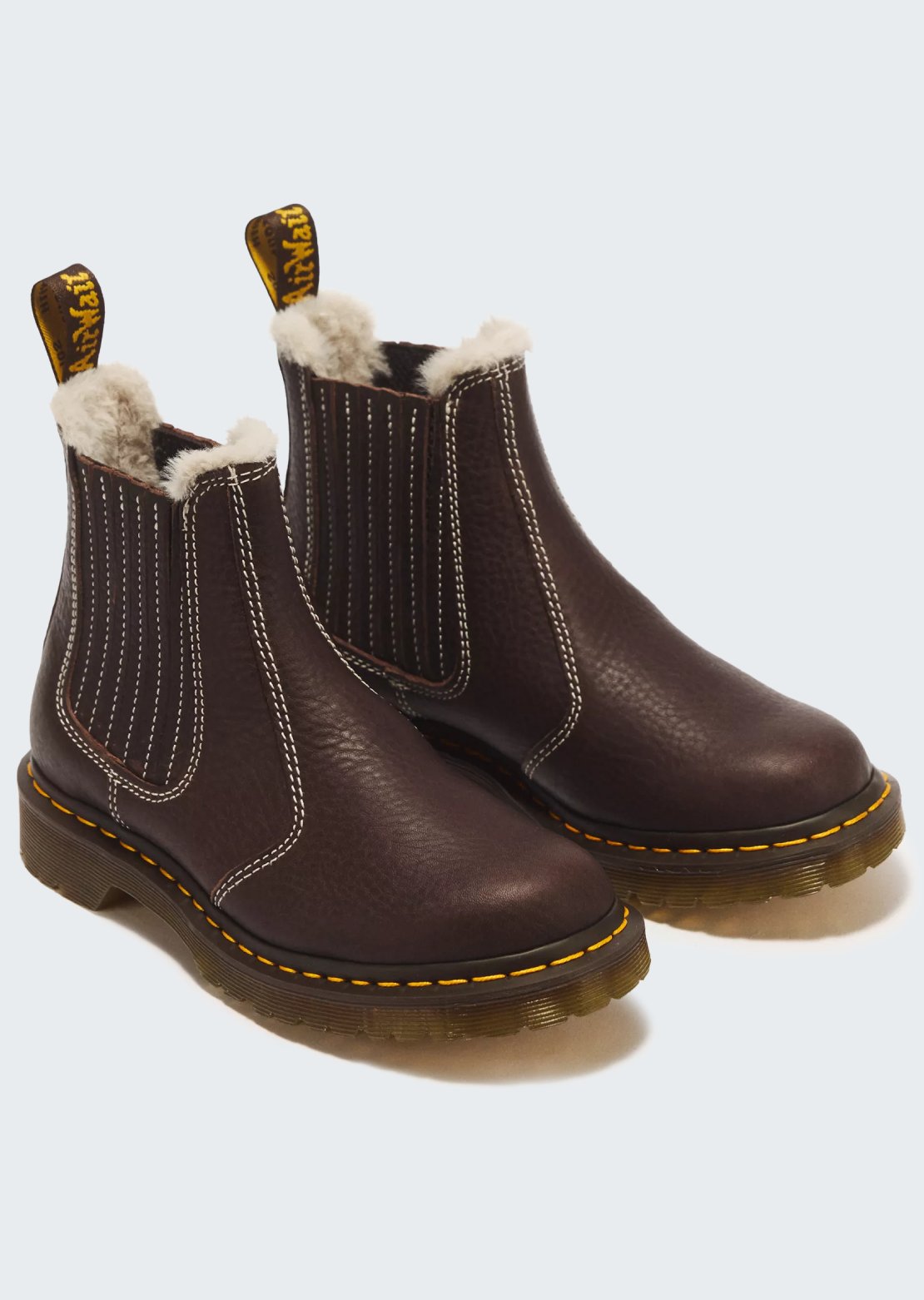 Dr.Martens Women's 2976 Leonore II Boots Dark Brown Grizzly