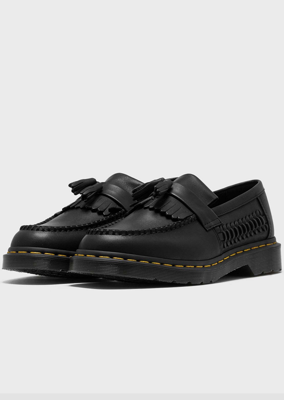Dr.Martens Women&#39;s Adrian Woven Loafer Shoes Black