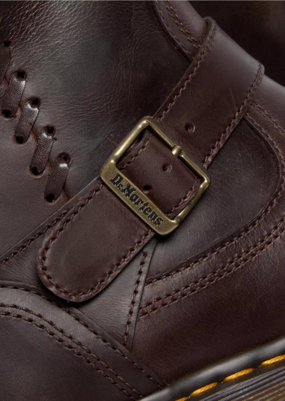 Dr.Martens Women's Anistone BKR High Leg Boots Dark Brown