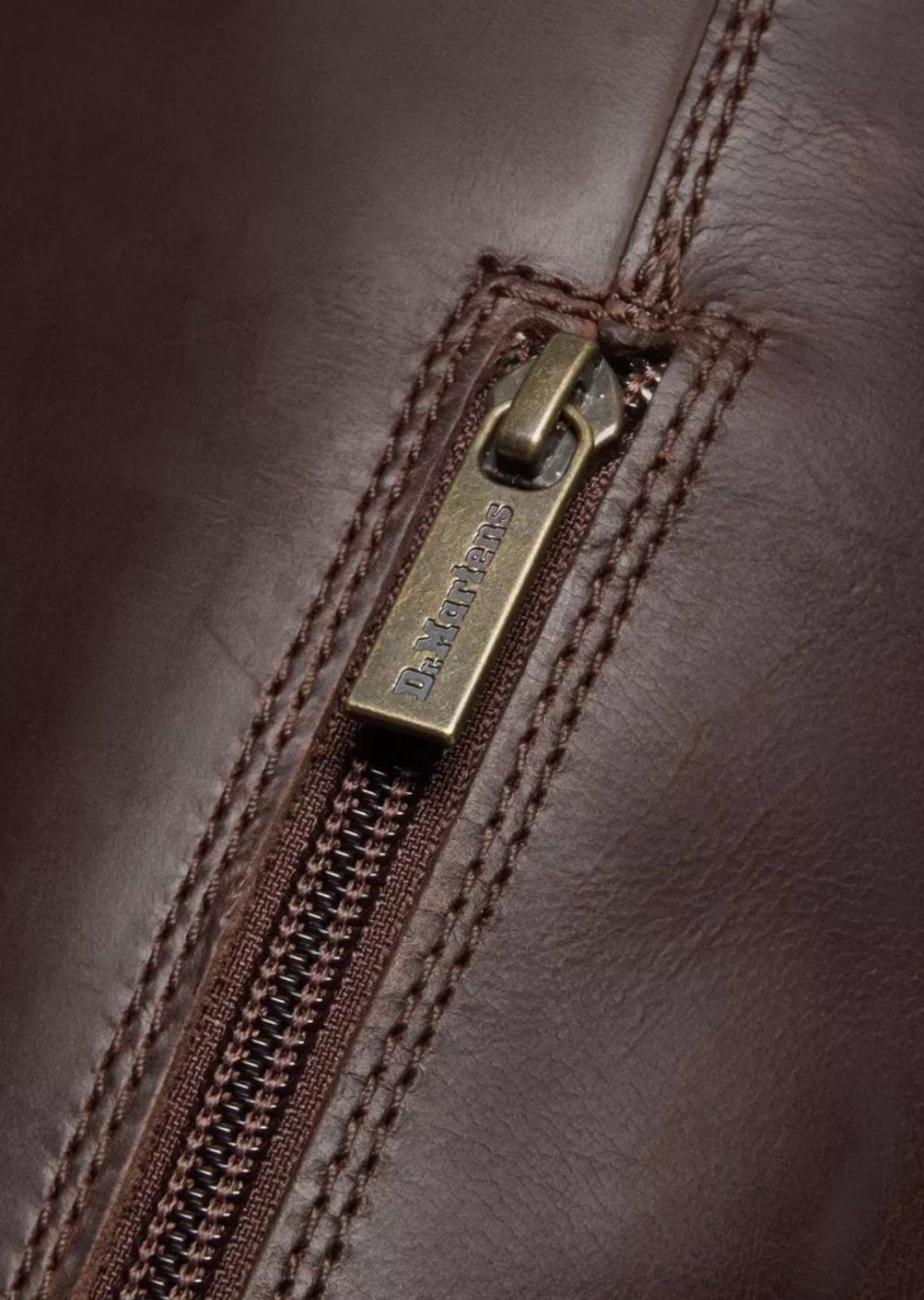 Dr.Martens Women's Anistone BKR High Leg Boots Dark Brown