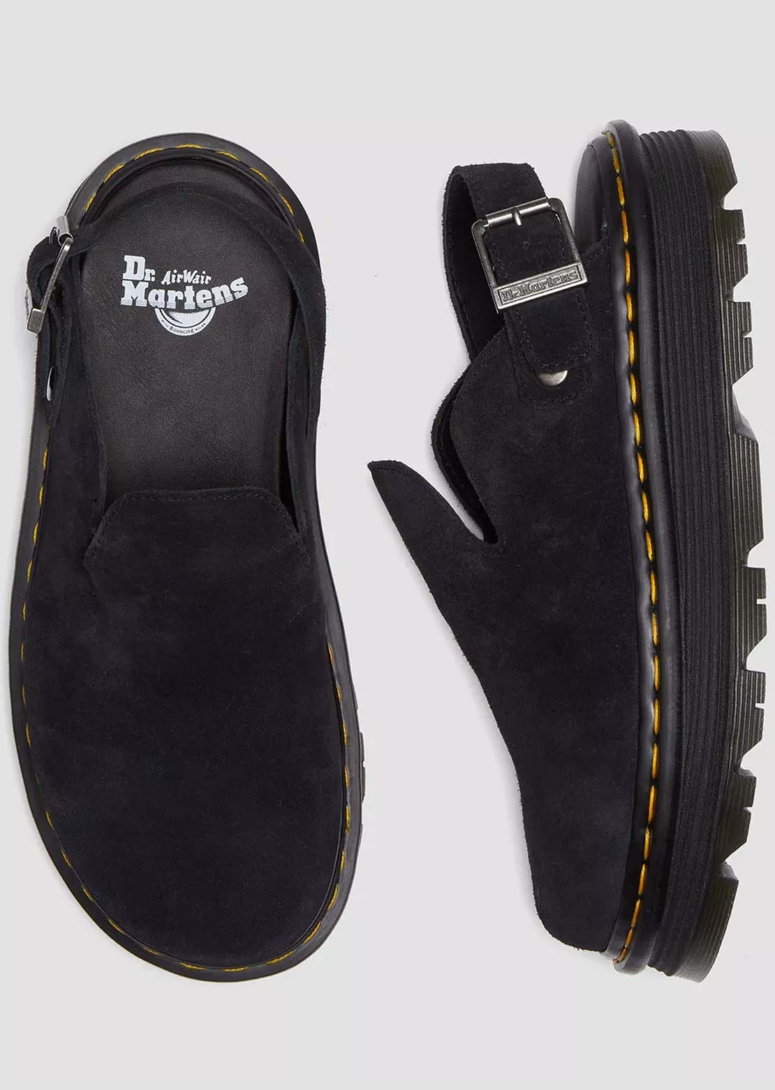 Dr.Martens Women's Zebzag Mule Shoes Black