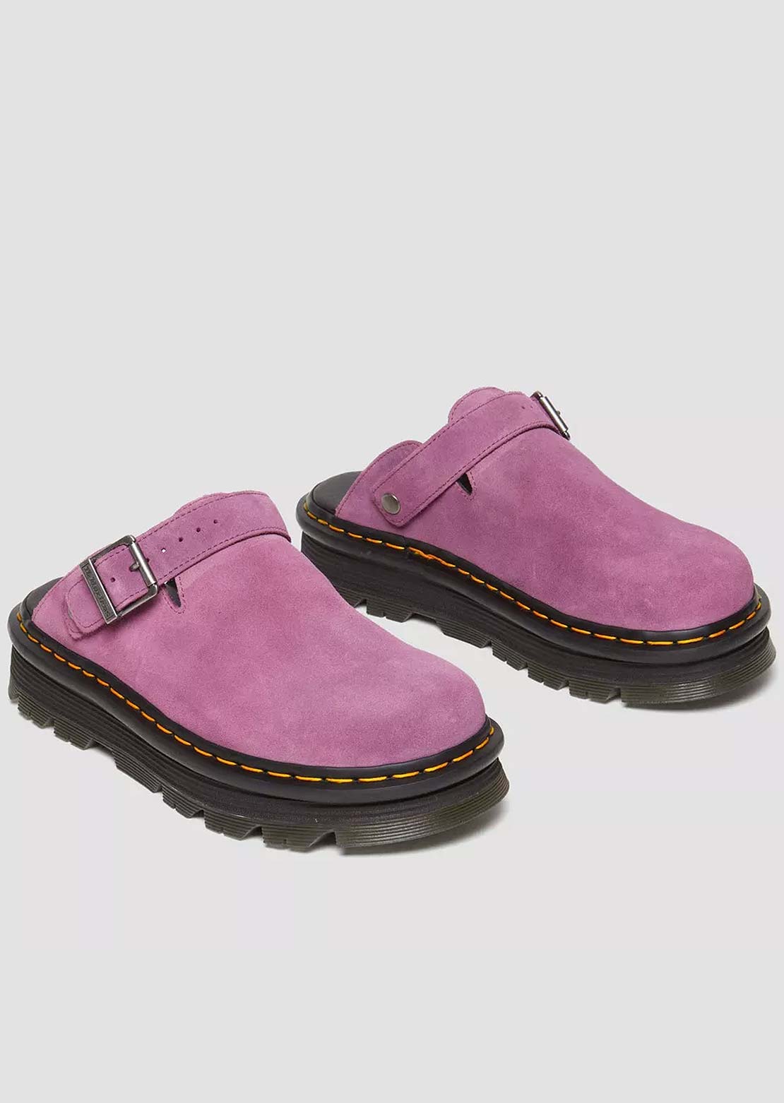 Dr.Martens Women's Zebzag Mule Shoes Muted Purple
