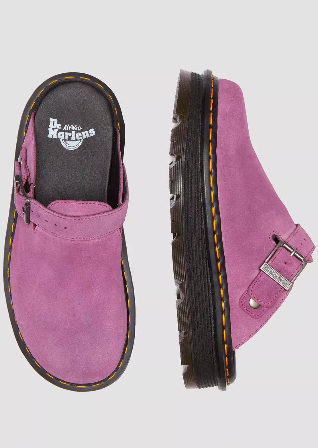 Dr.Martens Women's Zebzag Mule Shoes Muted Purple