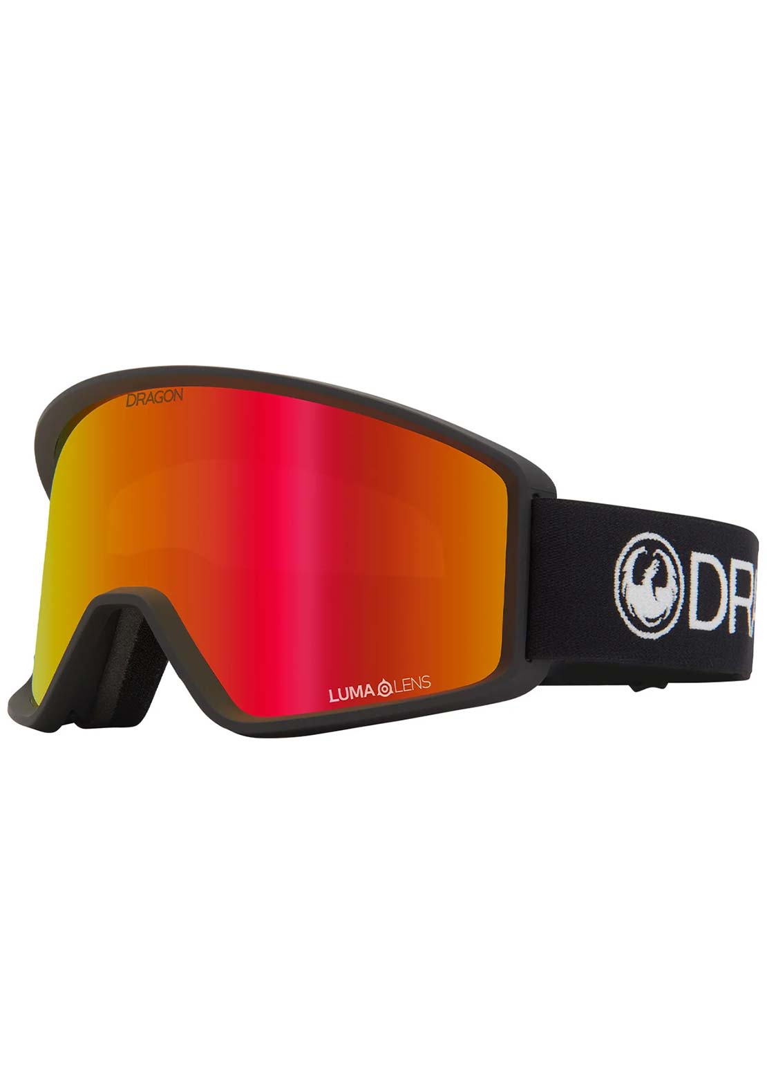 Dragon Junior DXT OTG 2 Snow Goggles Black/LumaLens Red Ion