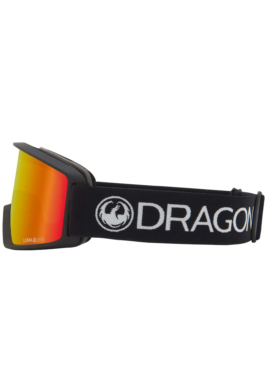 Dragon Junior DXT OTG 2 Snow Goggles Black/LumaLens Red Ion