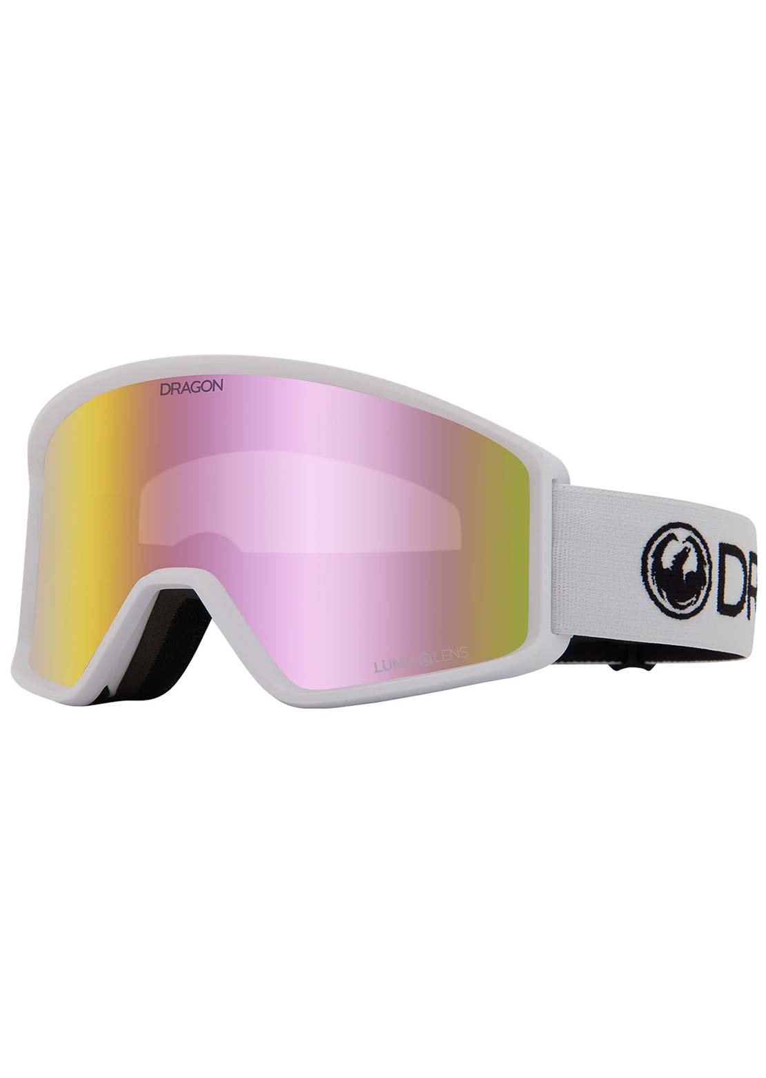 Dragon Junior DXT OTG 2 Snow Goggles White/Lumalens Pink Ion
