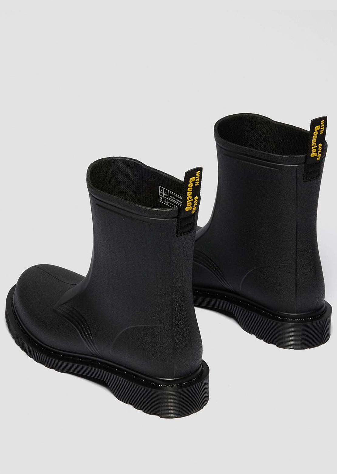 Dr.Martens Women's 1460 Rain Pull On Waterproof Boots Black