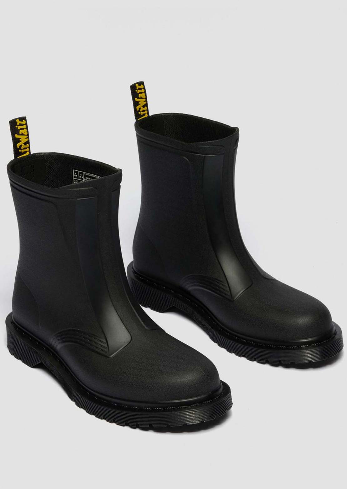 Dr.Martens Women's 1460 Rain Pull On Waterproof Boots Black