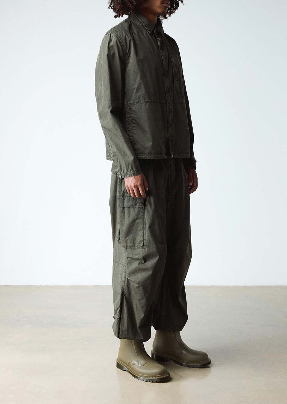 Dr.Martens Women's 1460 Rain Pull On Waterproof Boots Olive