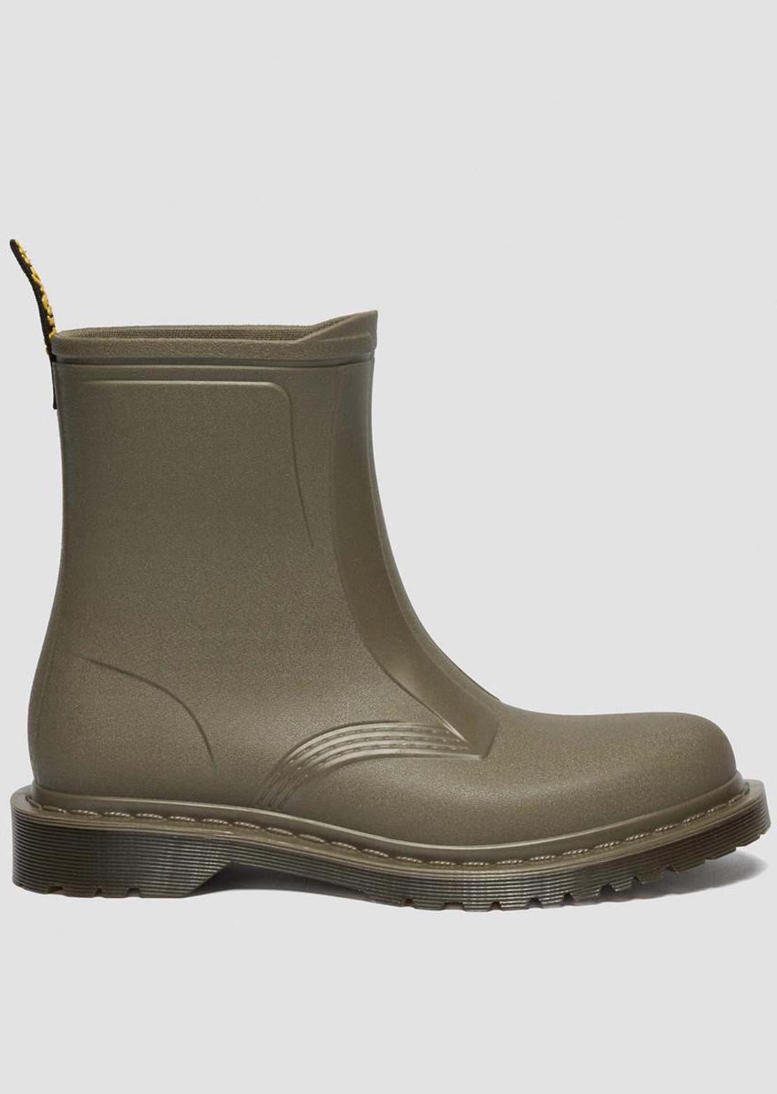 Dr.Martens Women's 1460 Rain Pull On Waterproof Boots Olive