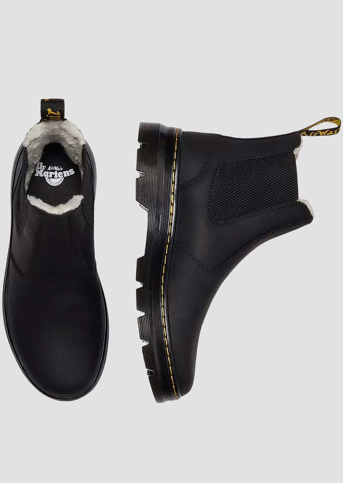 Dr.Martens Men's Embury Republic Waterproof Boots Black