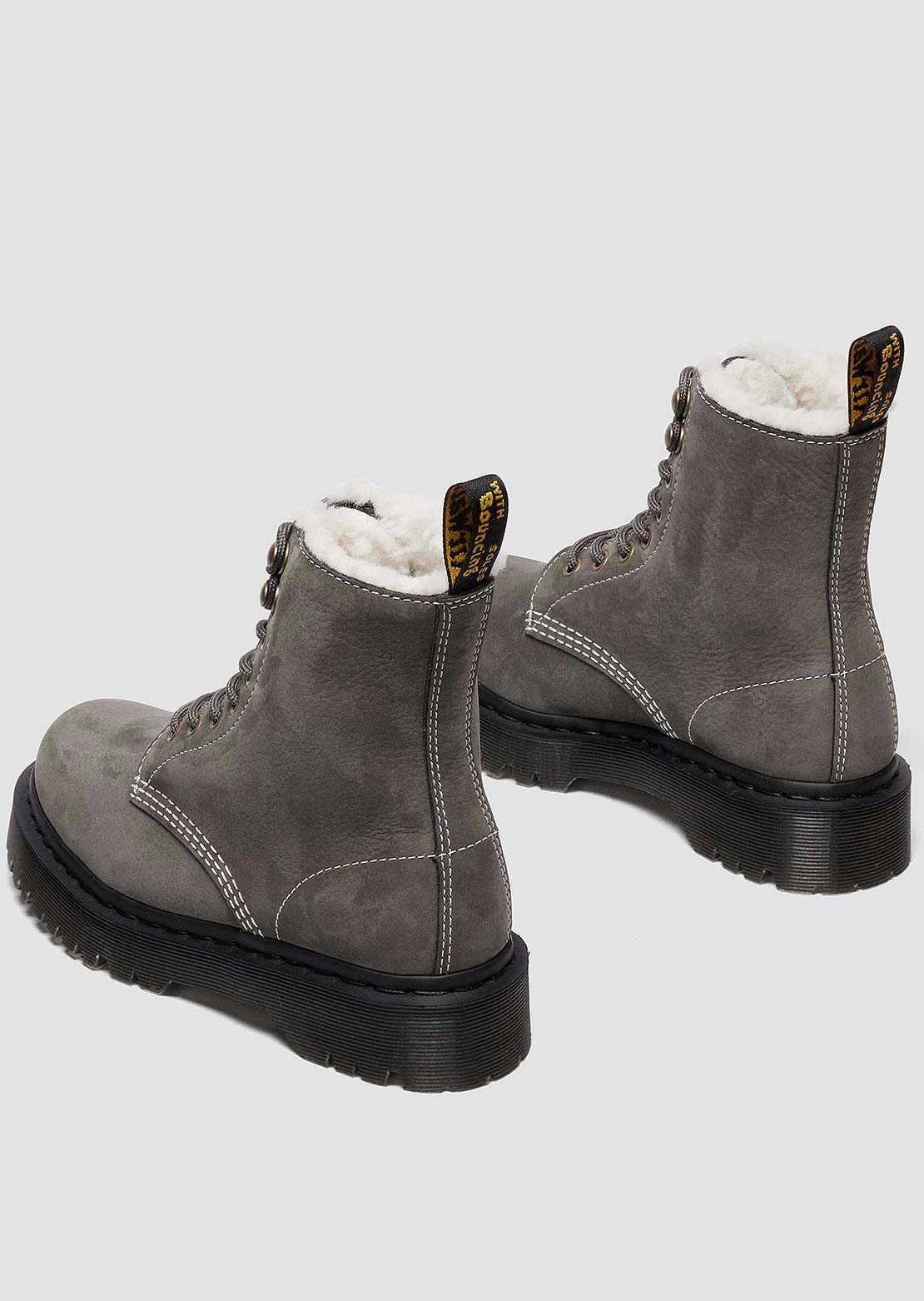 Dr.Martens Women's 1460 Pascal Bex 8 Eye Leather Boots Gunmetal