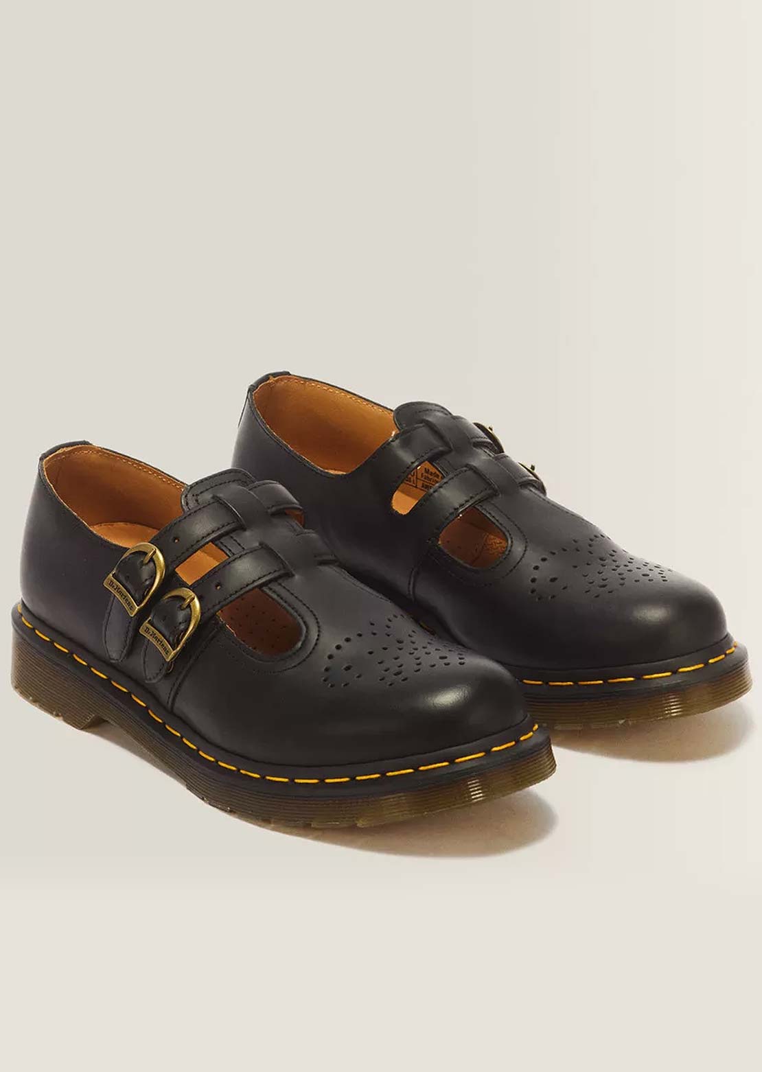 Dr.Martens Women's 8065 Mary Jane Shoes Black Smooth