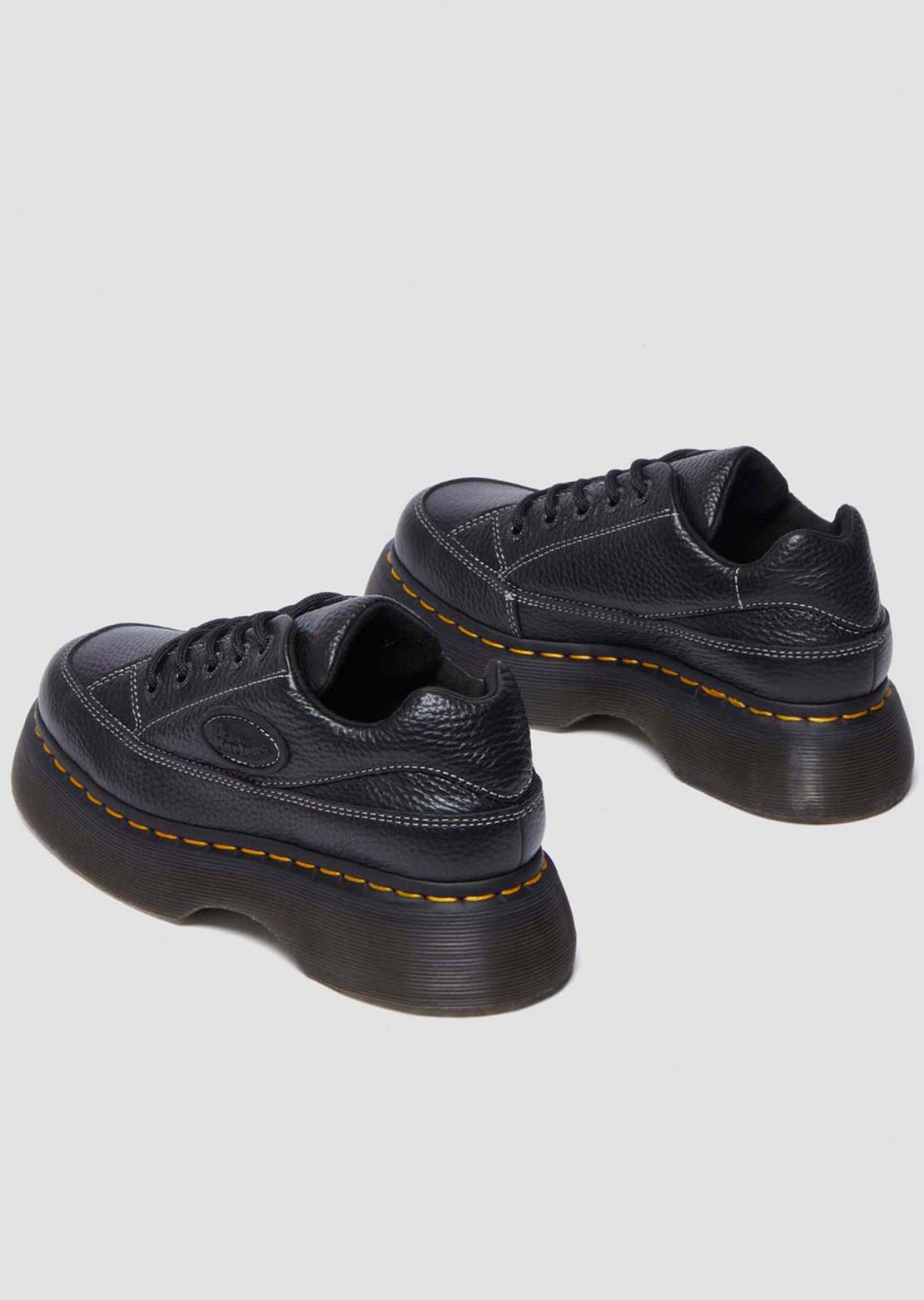 Dr.Martens Women's Buzz 5 Eye Milled Nappa Leather Shoes Black