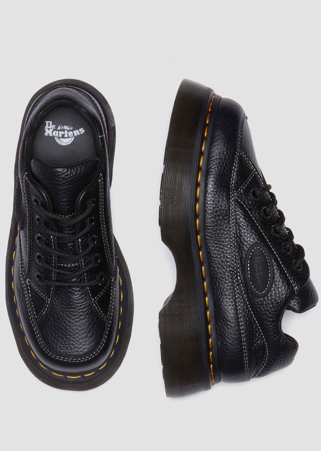 Dr.Martens Women's Buzz 5 Eye Milled Nappa Leather Shoes Black