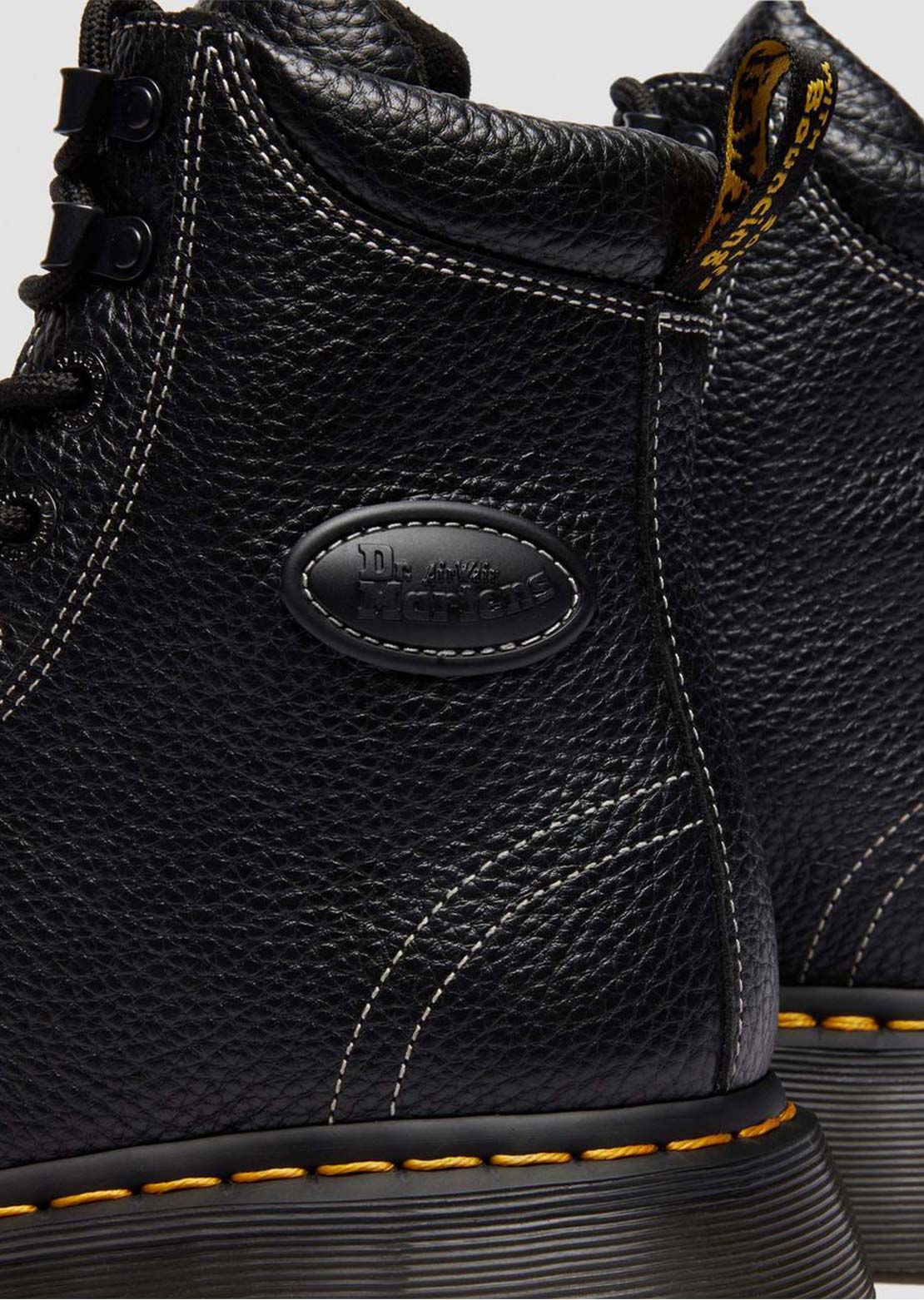 Dr.Martens Women's Buzz 8 Eye Milled Nappa Leather Boots Black