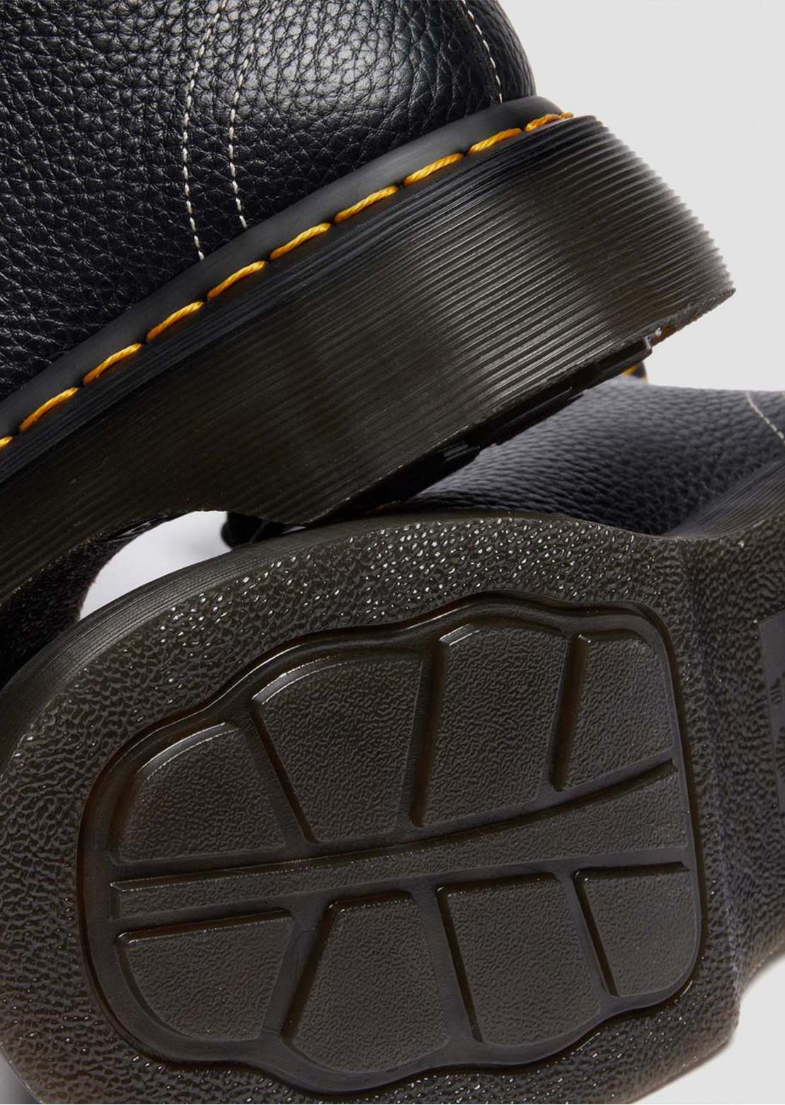 Dr.Martens Women's Buzz 8 Eye Milled Nappa Leather Boots Black