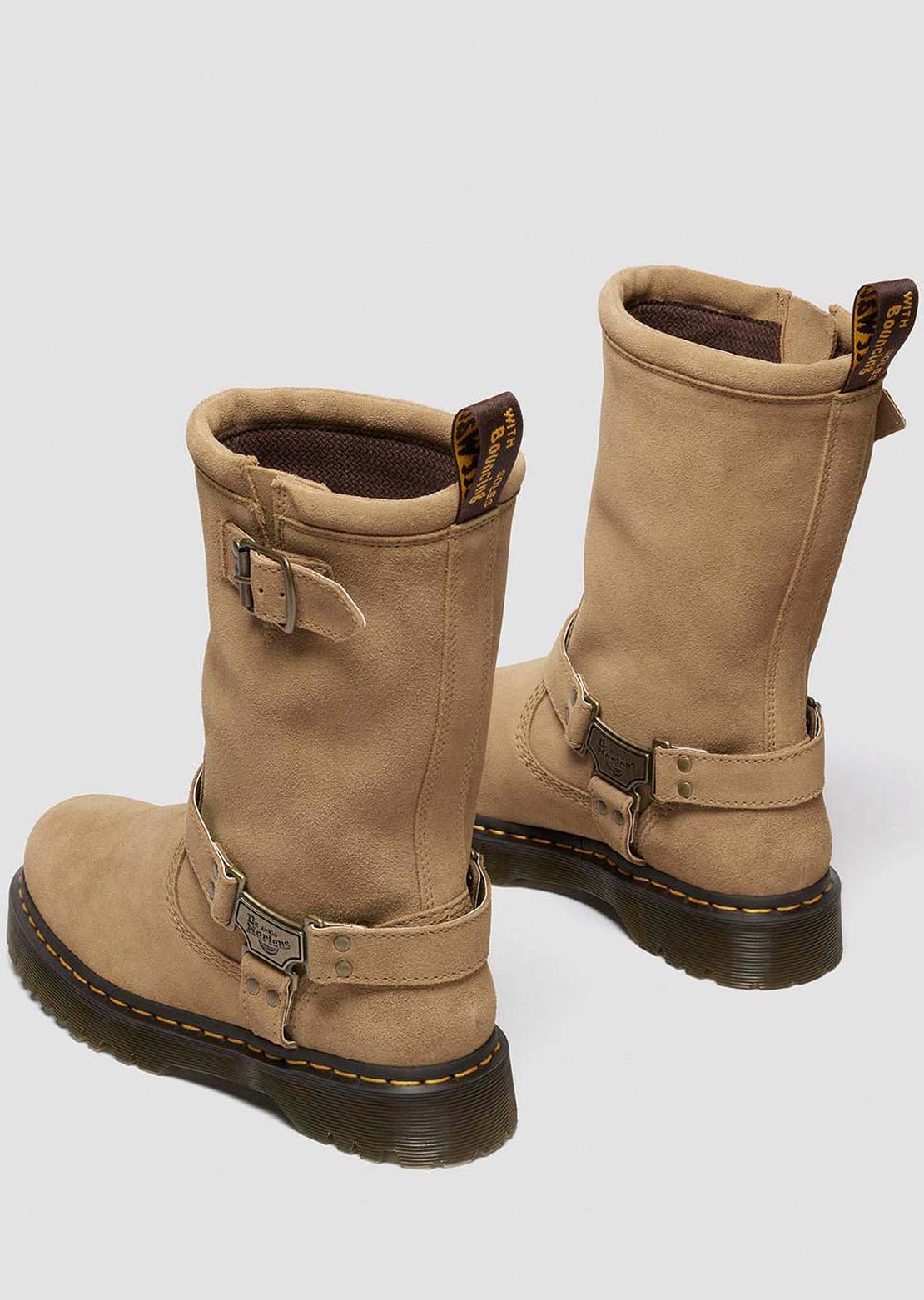 Dr.Martens Women's Anistone Hi Pull On Boots Savannah Tan