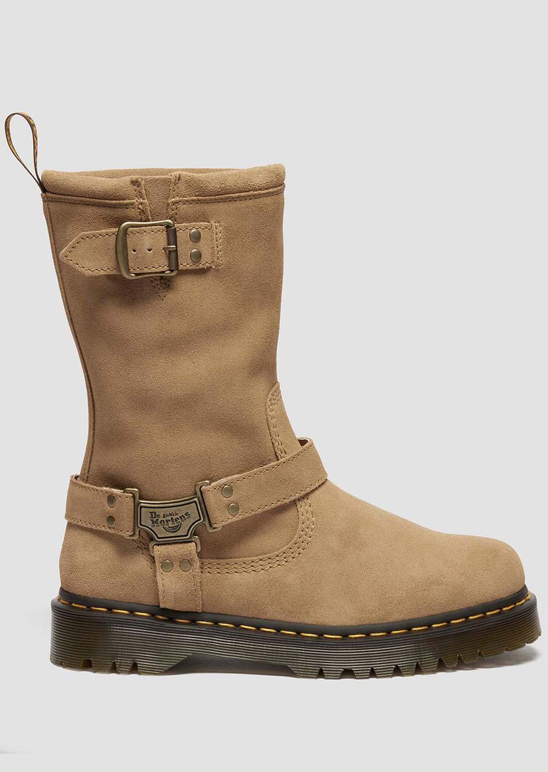 Dr.Martens Women's Anistone Hi Pull On Boots Savannah Tan