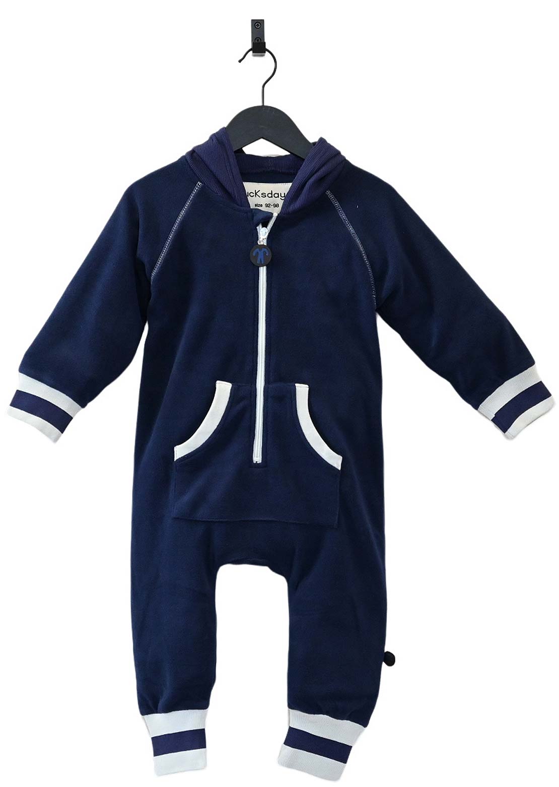 Ducksday Junior Fleece Onesie Blue