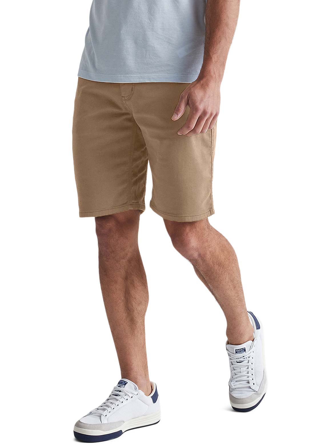 DUER Men's No Sweat Relaxed Shorts Desert Khaki