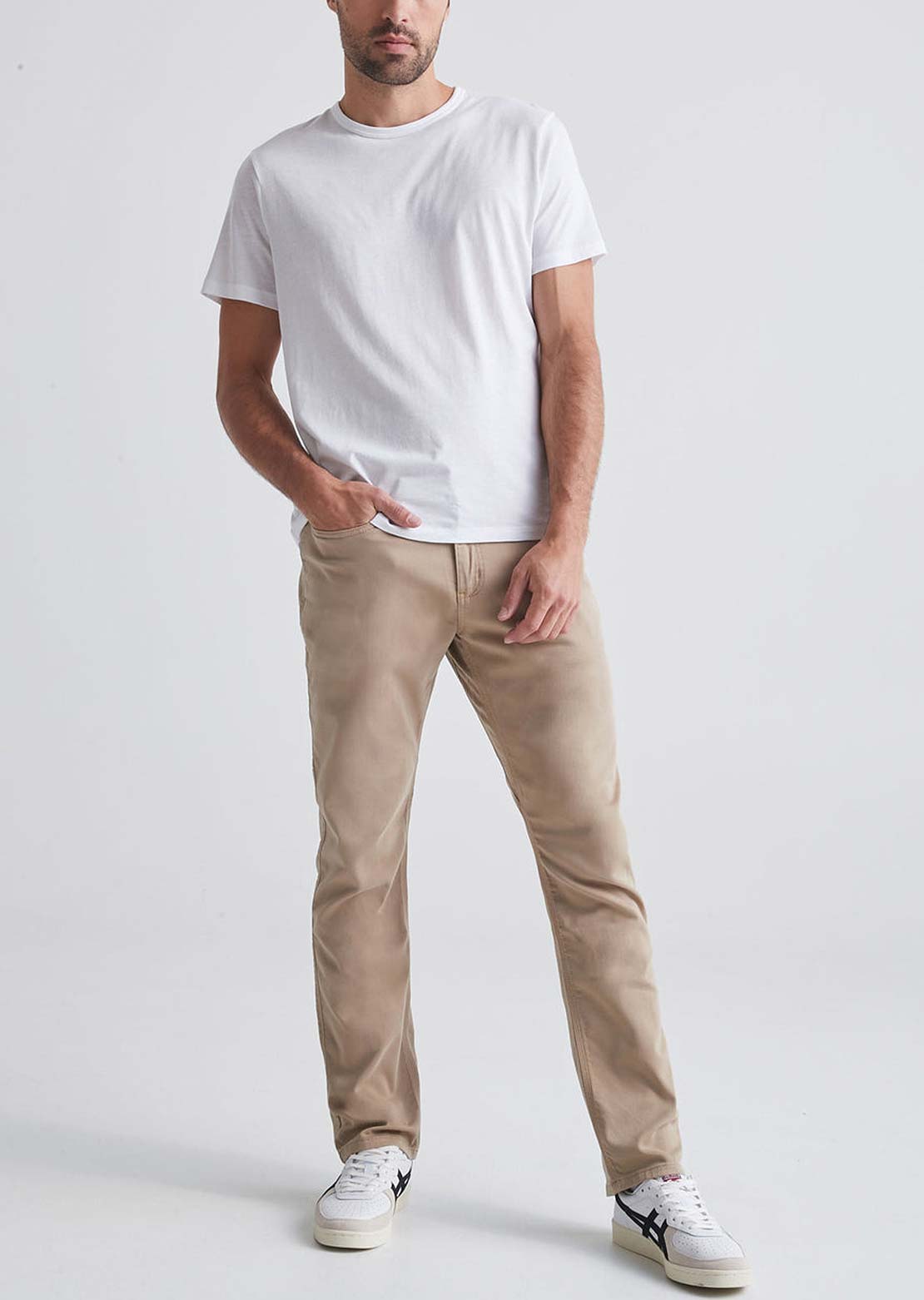 DUER Men's No Sweat Relaxed Taper Pants Desert Khaki